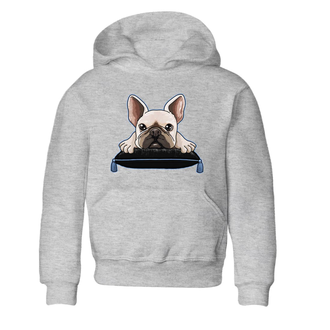 French Bulldog snkmatch Tee Kids - Air Jordan 1 UNC Toe