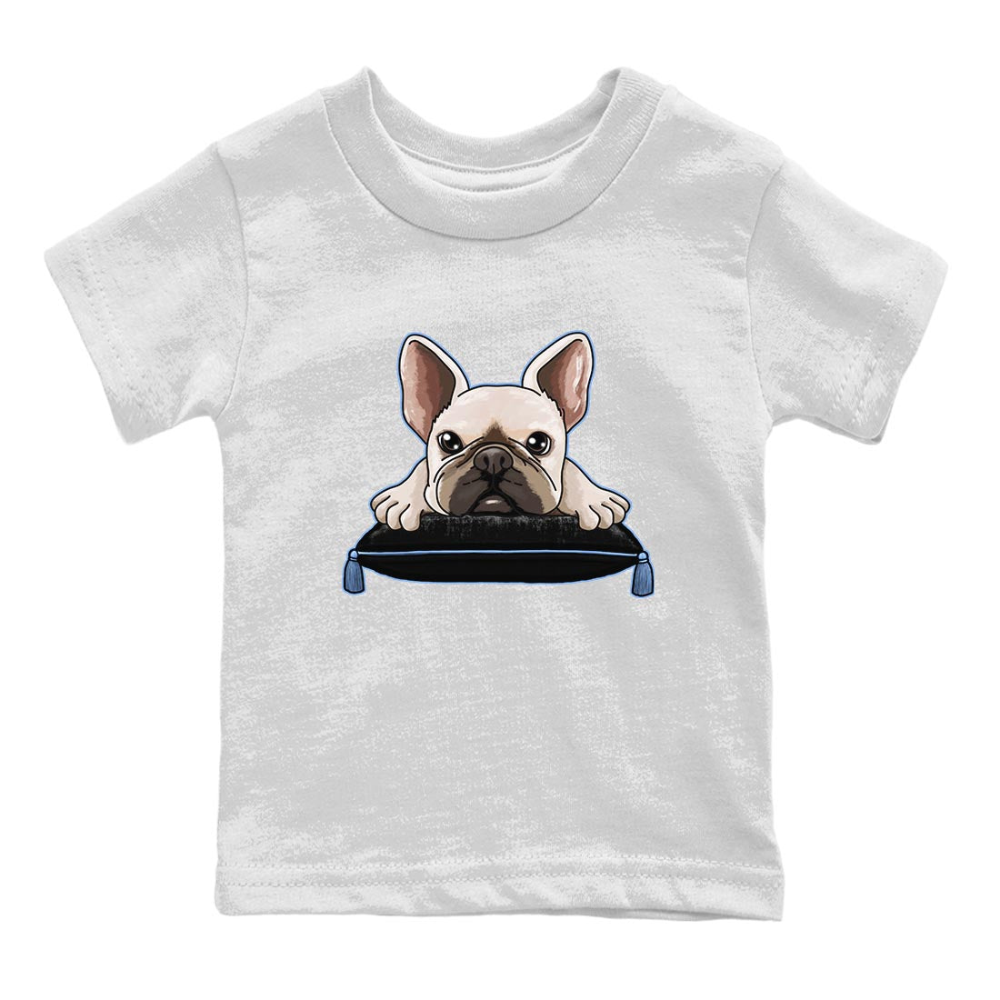 French Bulldog snkmatch Tee Kids - Air Jordan 1 UNC Toe