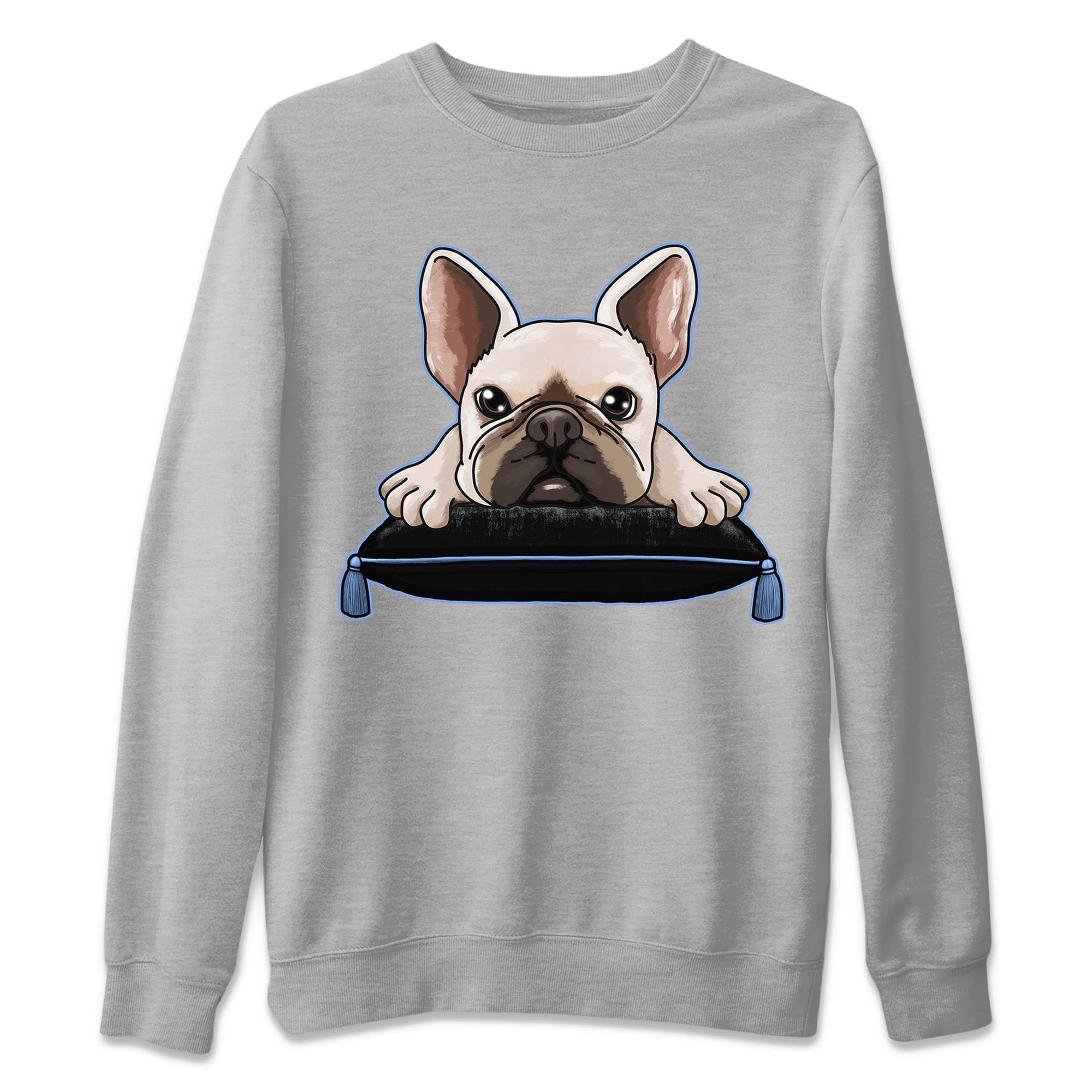 French Bulldog snkmatch Tee - Air Jordan 1 UNC Toe