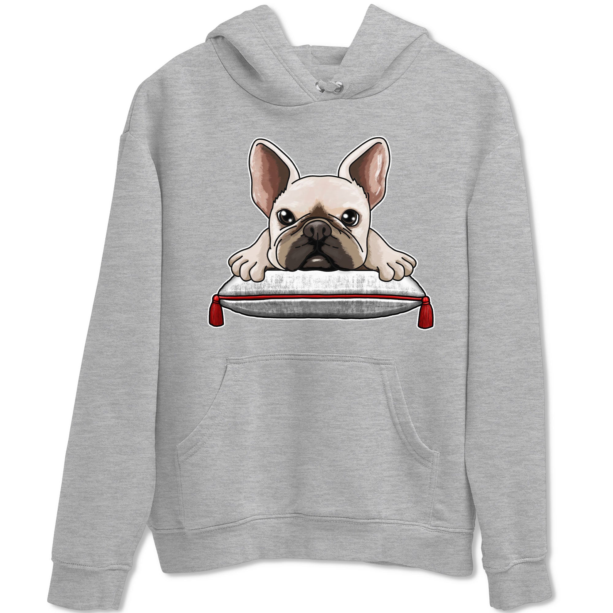 French Bulldog snkmatch Tee - Air Jordan 1 University Red