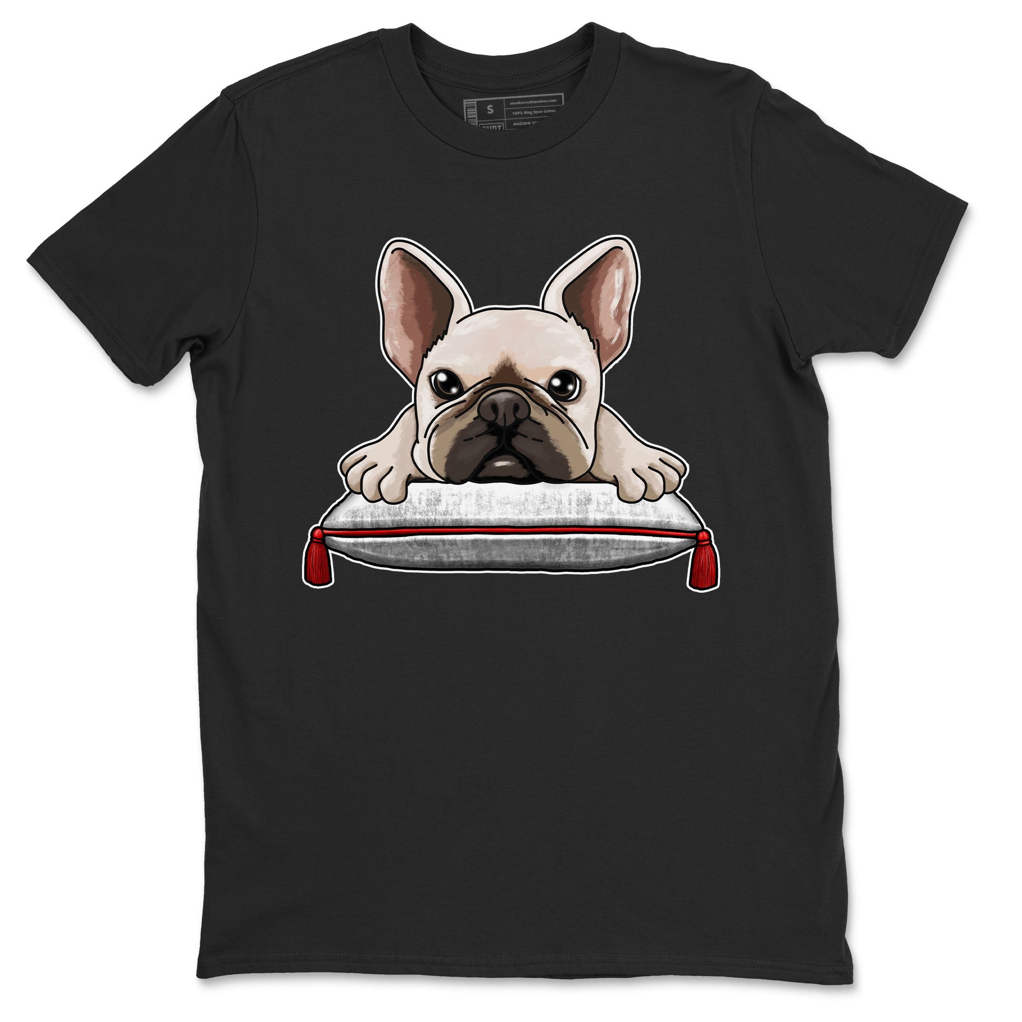 French Bulldog snkmatch Tee - Air Jordan 1 University Red