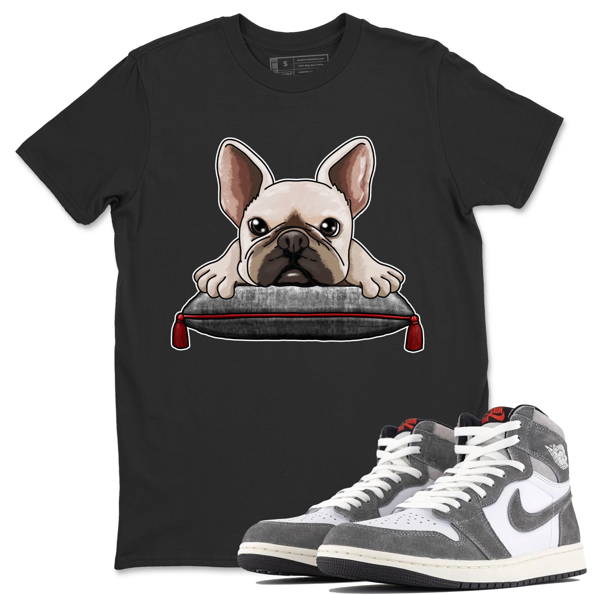 French Bulldog Unisex Tops - Air Jordan 1 Washed Heritage