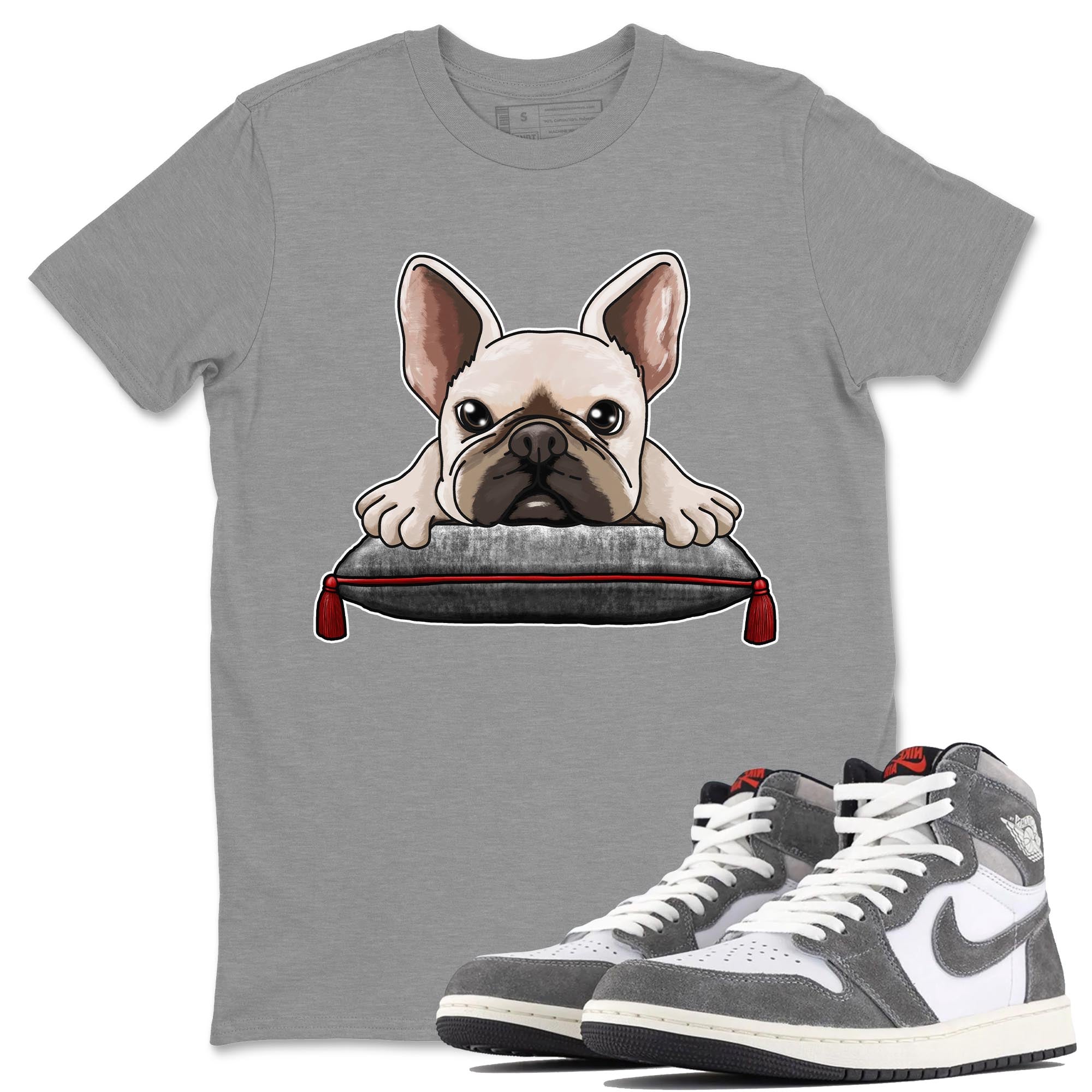 French Bulldog Unisex Tops - Air Jordan 1 Washed Heritage