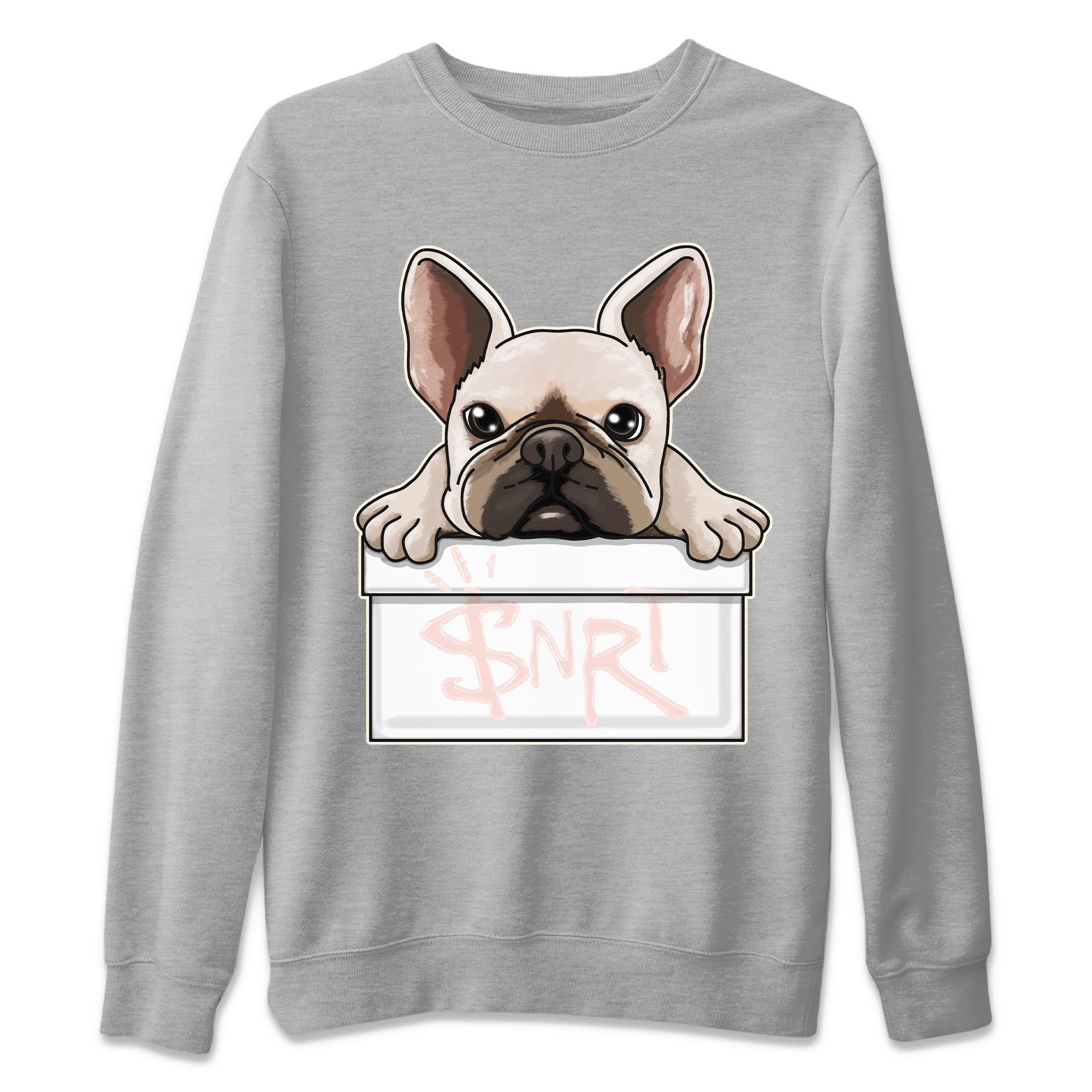French Bulldog Unisex Tops - Air Jordan 1 Washed Pink