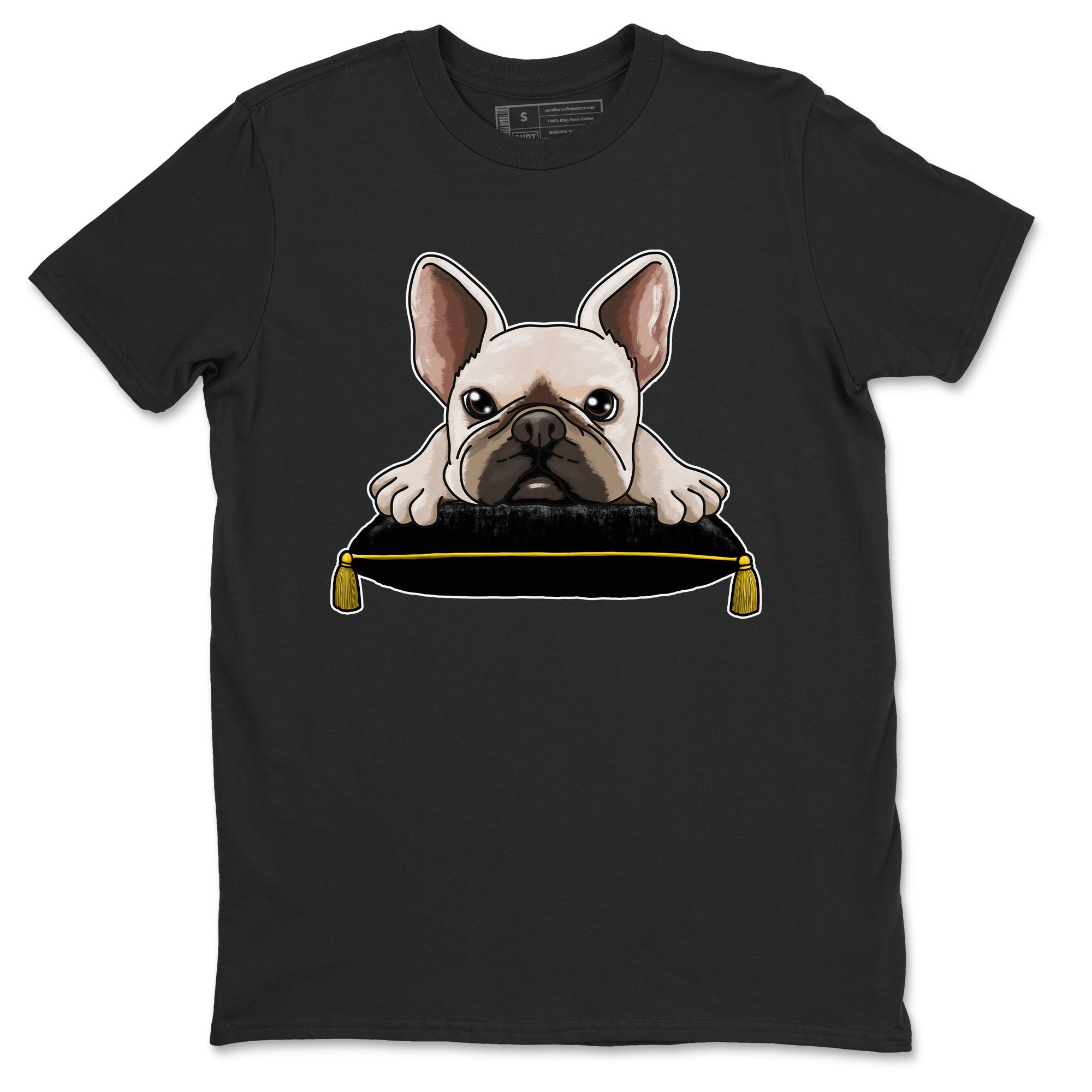French Bulldog snkmatch Tees - Air Jordan 1 Yellow Ochre