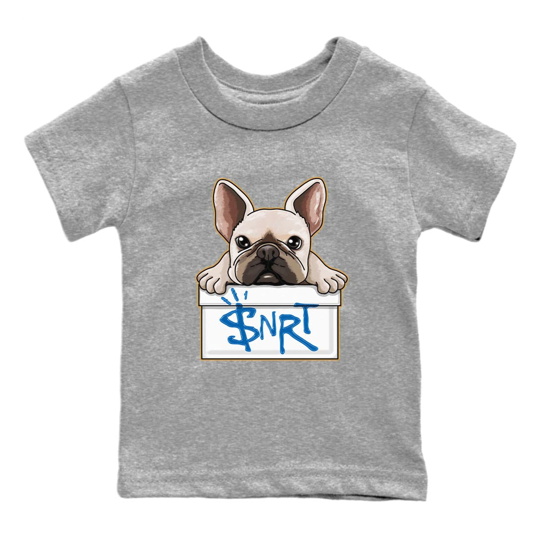 French Bulldog Kids Tops - Air Jordan 3 Wizards