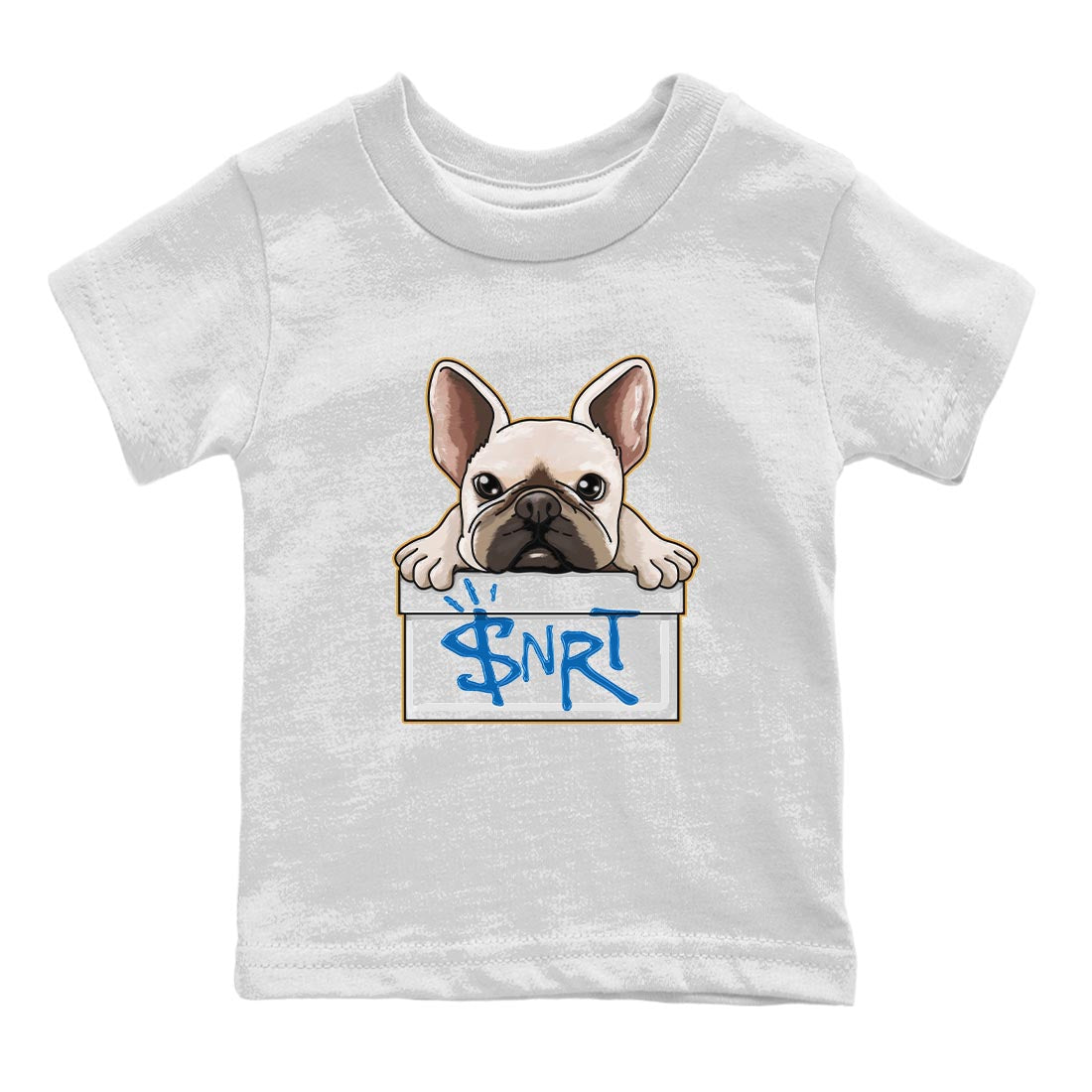French Bulldog Kids Tops - Air Jordan 3 Wizards