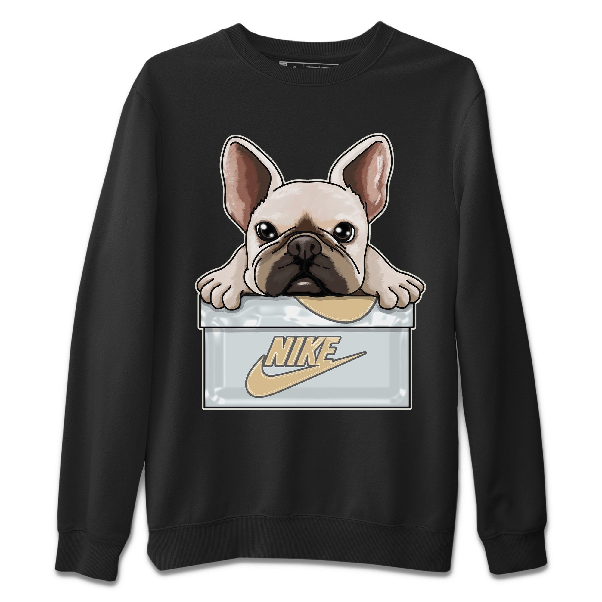 French Bulldog Unisex Tops - Air Jordan 4 Craft