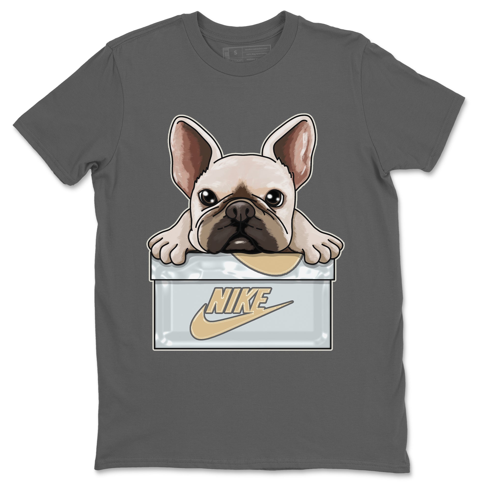 French Bulldog Unisex Tops - Air Jordan 4 Craft