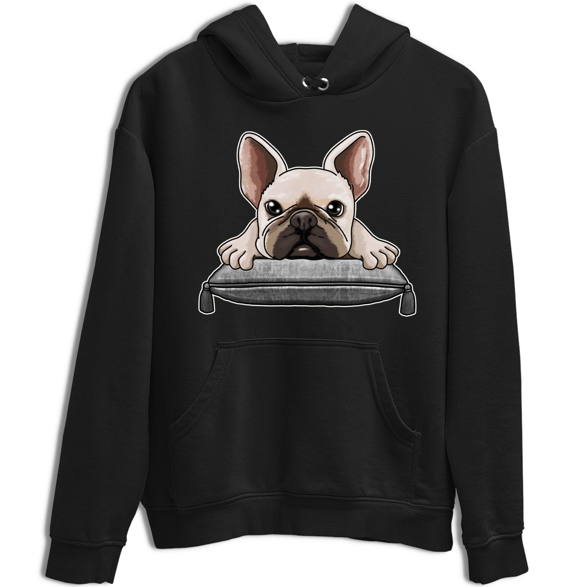 French Bulldog snkmatch Tee - Air Jordan 4 Frozen Moments