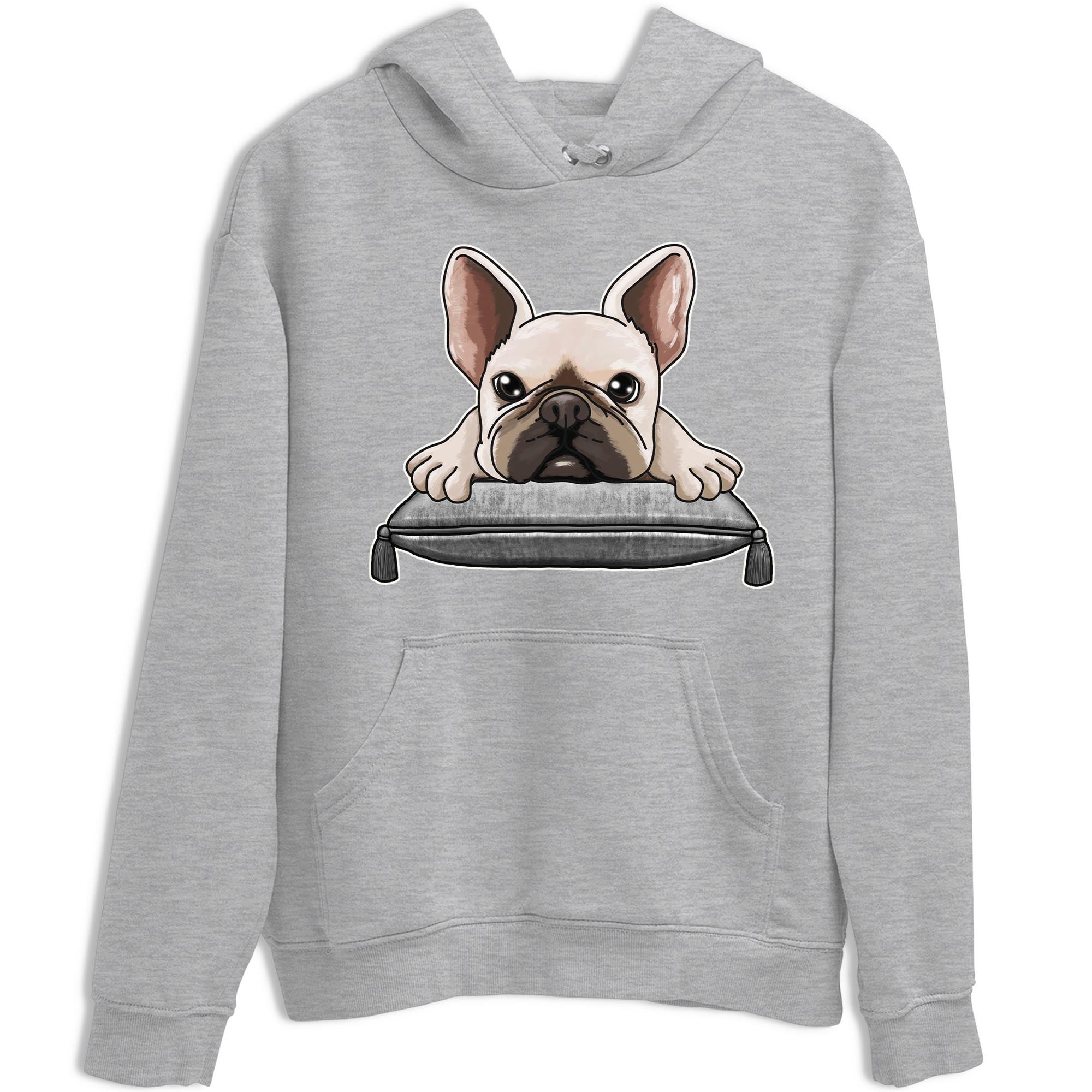 French Bulldog snkmatch Tee - Air Jordan 4 Frozen Moments