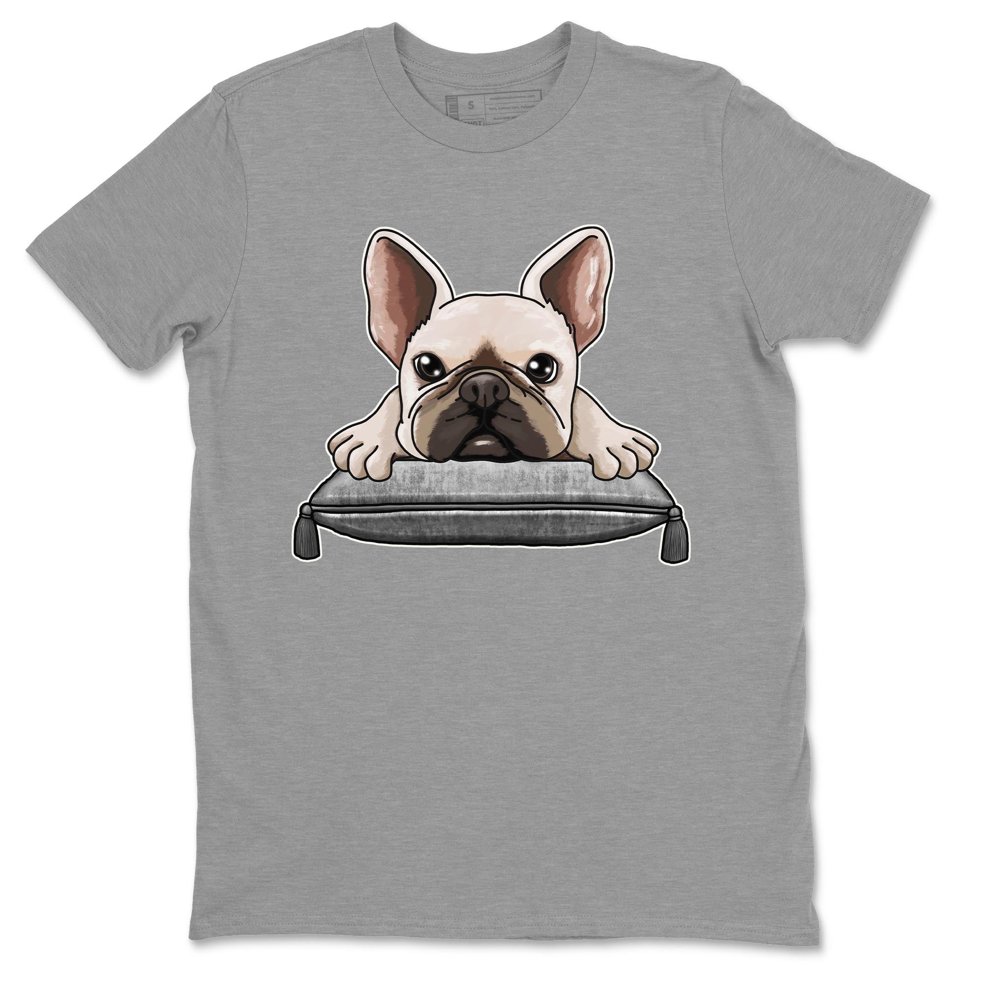 French Bulldog snkmatch Tee - Air Jordan 4 Frozen Moments