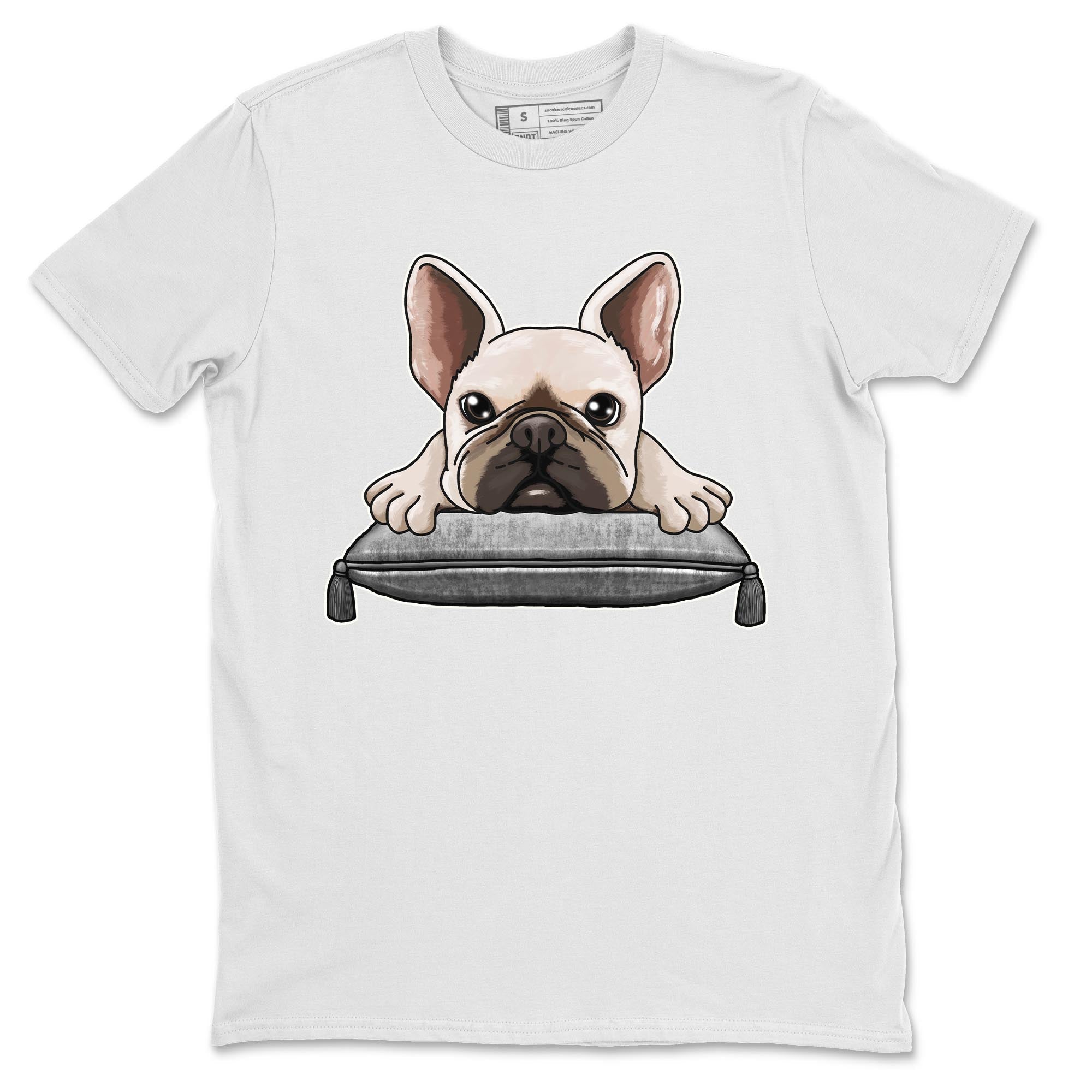 French Bulldog snkmatch Tee - Air Jordan 4 Frozen Moments