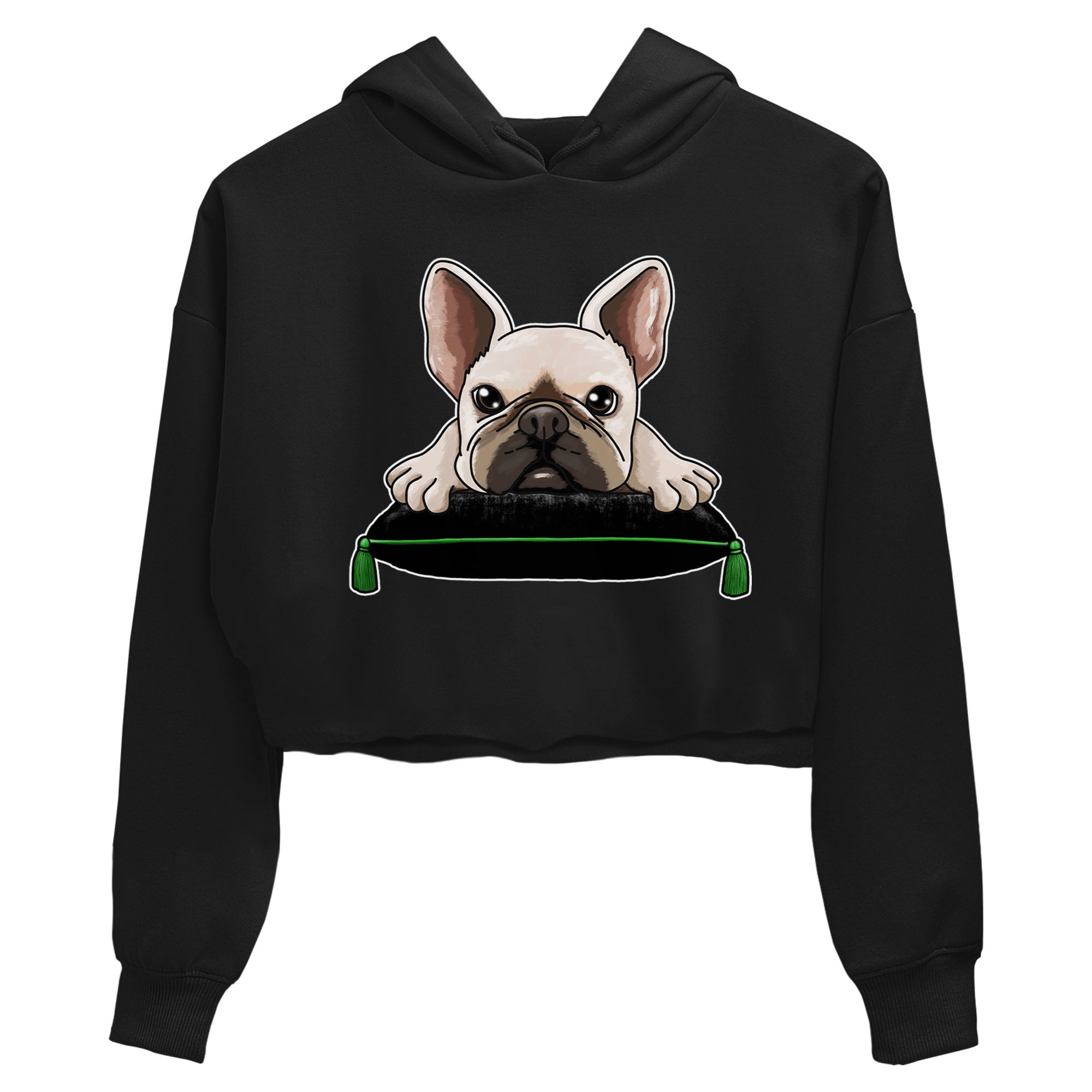 French Bulldog snkmatch Women's Top - Air Jordan 5 Lucky Green