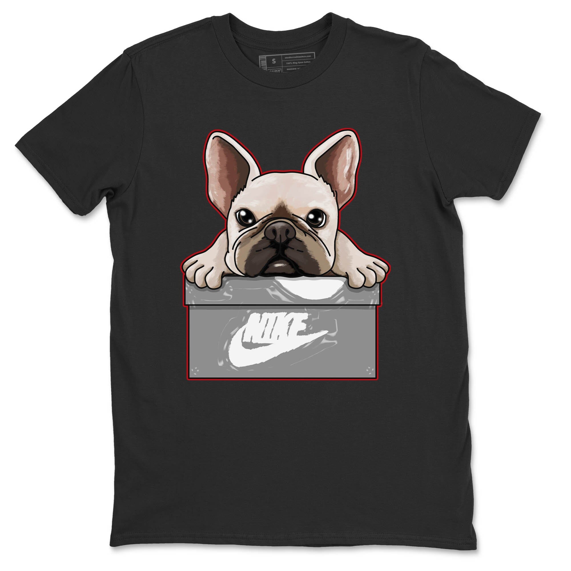 French Bulldog Unisex Tops - Air Jordan 9 Fire Red