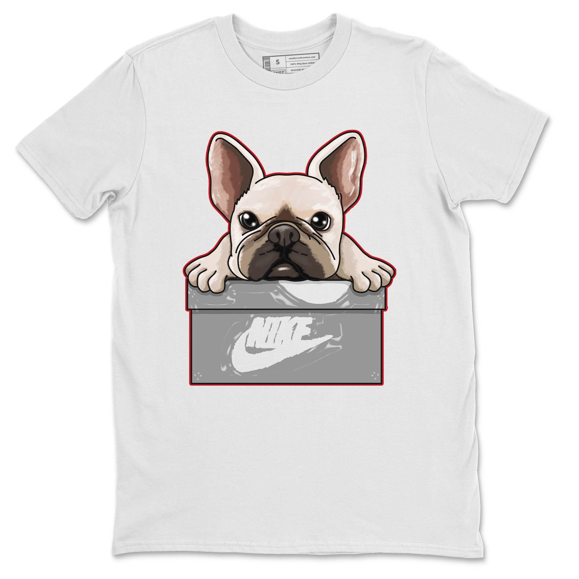 French Bulldog Unisex Tops - Air Jordan 9 Fire Red