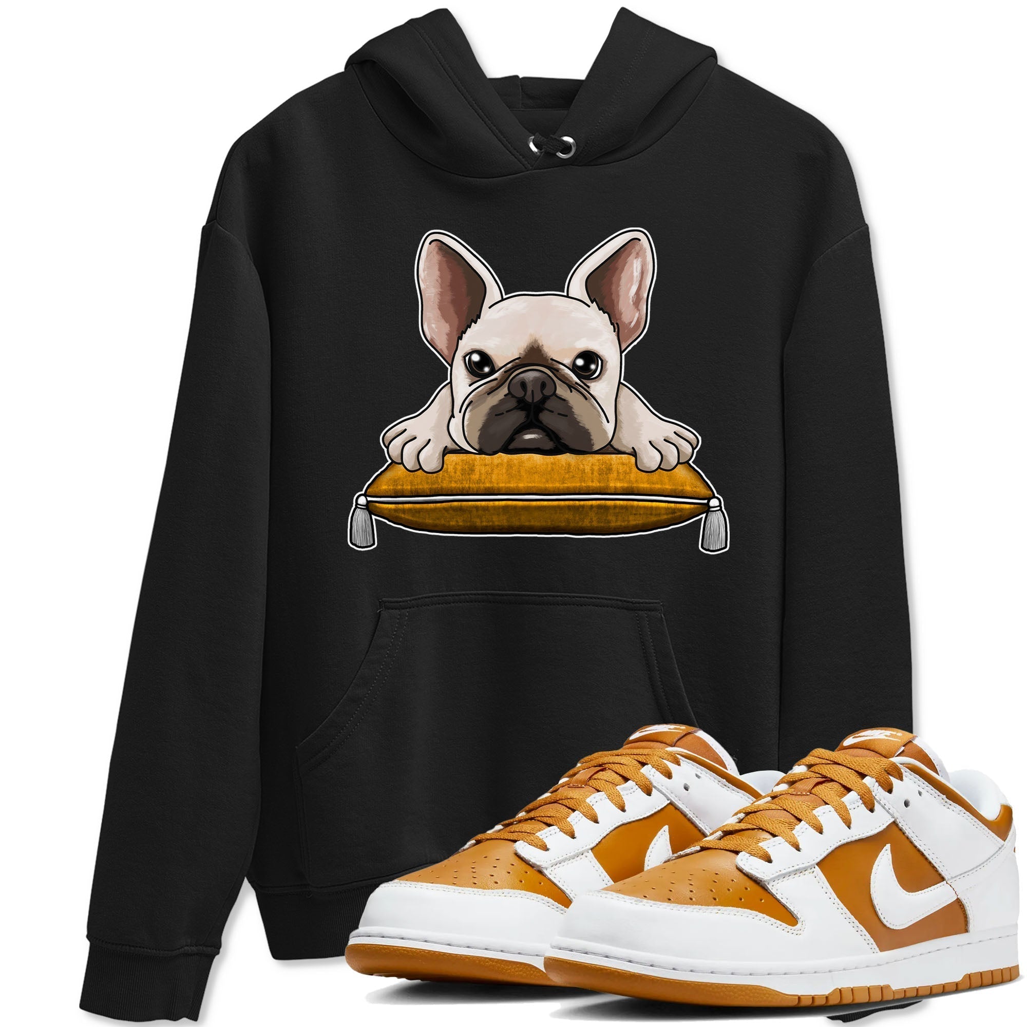 French Bulldog snkmatch Tees - Dunk Dark Curry