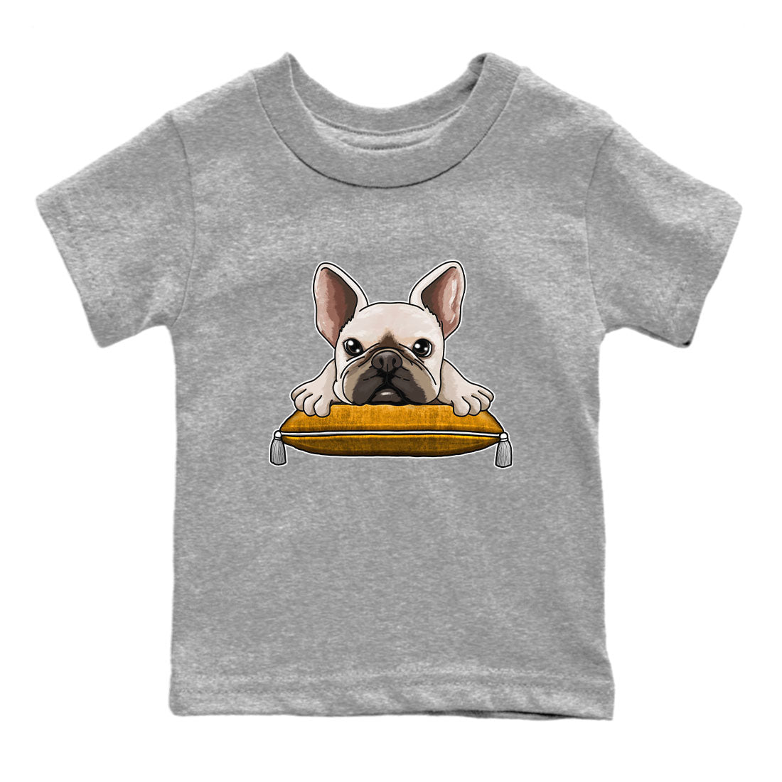 French Bulldog snkmatch Tees Kids - Dunk Dark Curry