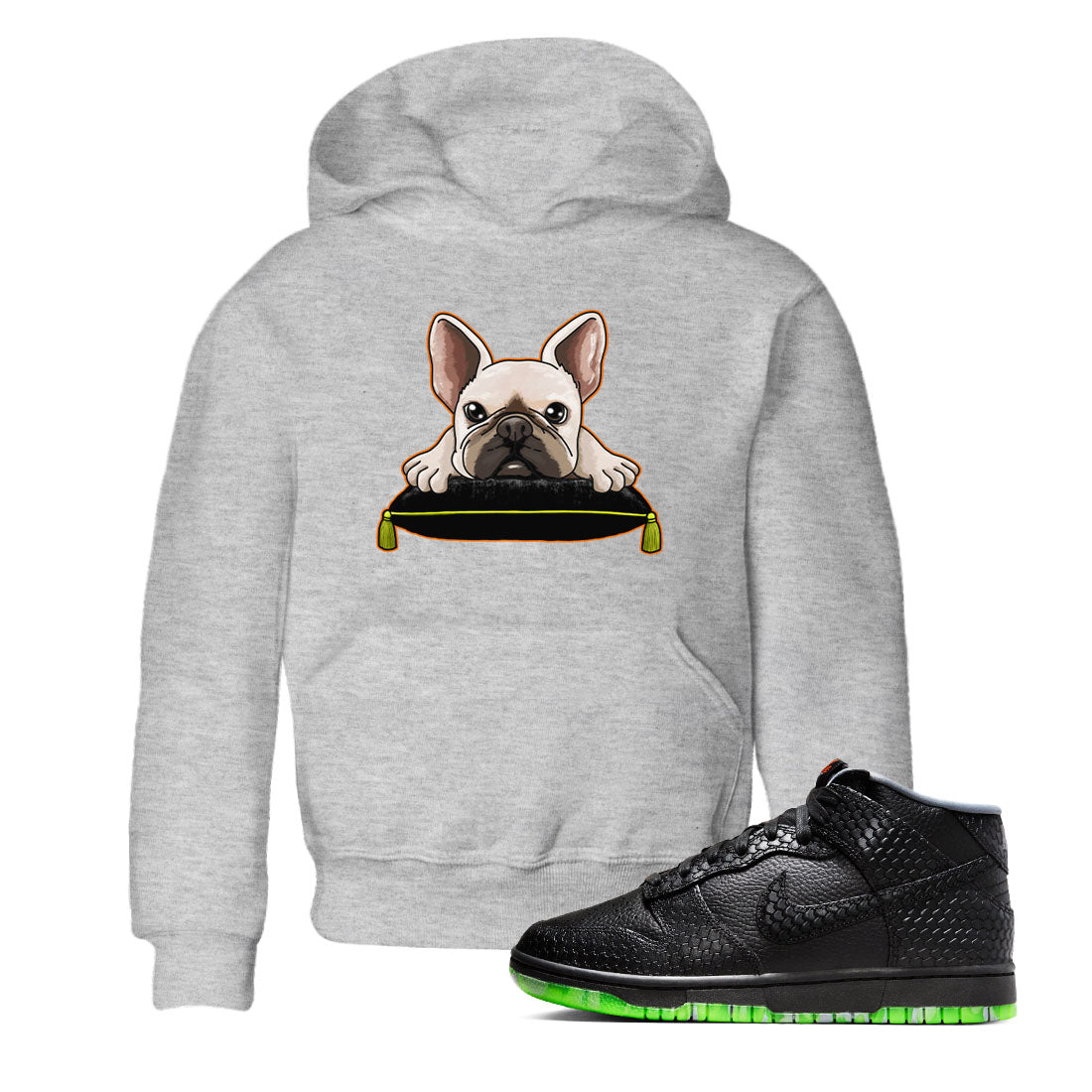 French Bulldog snkmatch Tee Kids - Dunk Halloween
