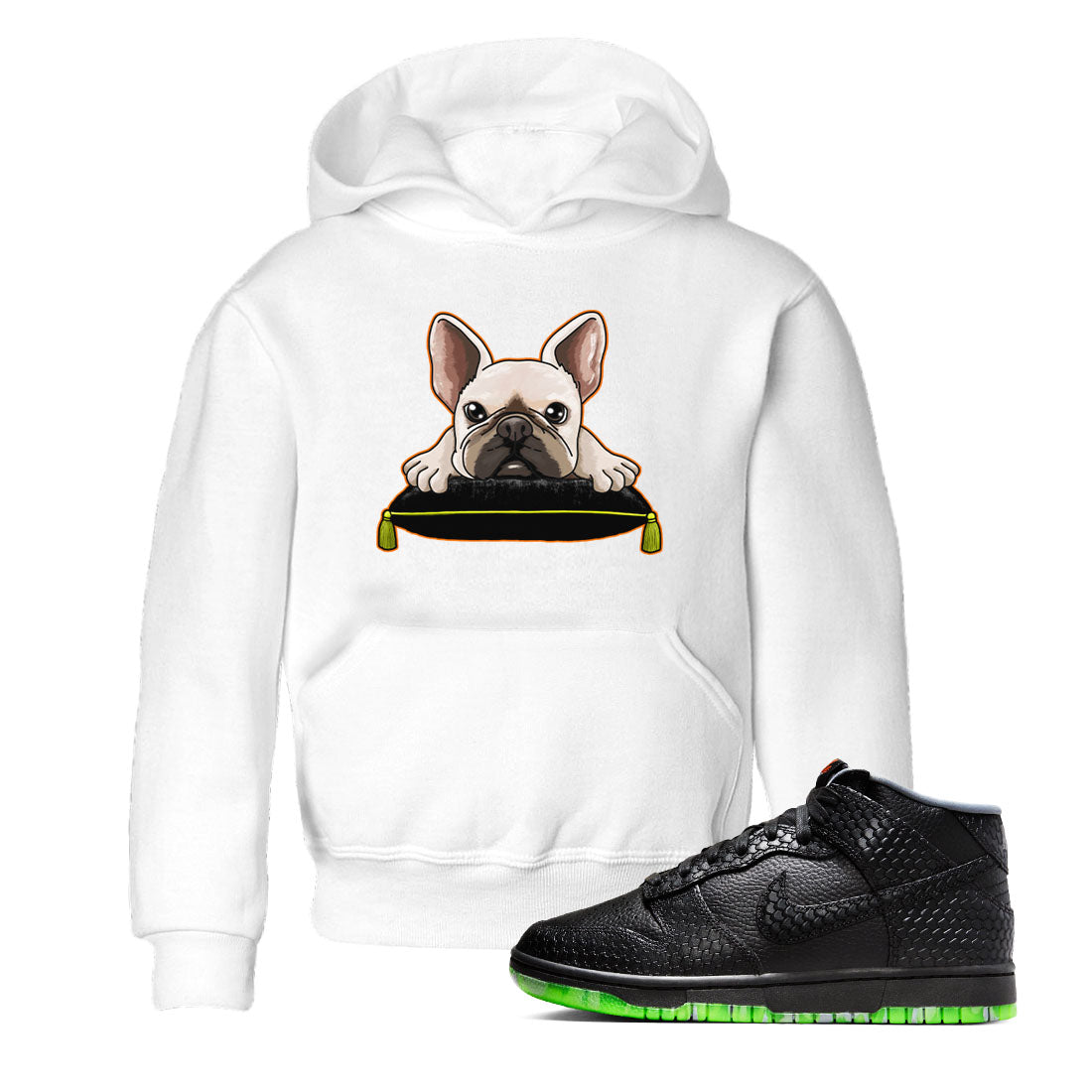 French Bulldog snkmatch Tee Kids - Dunk Halloween