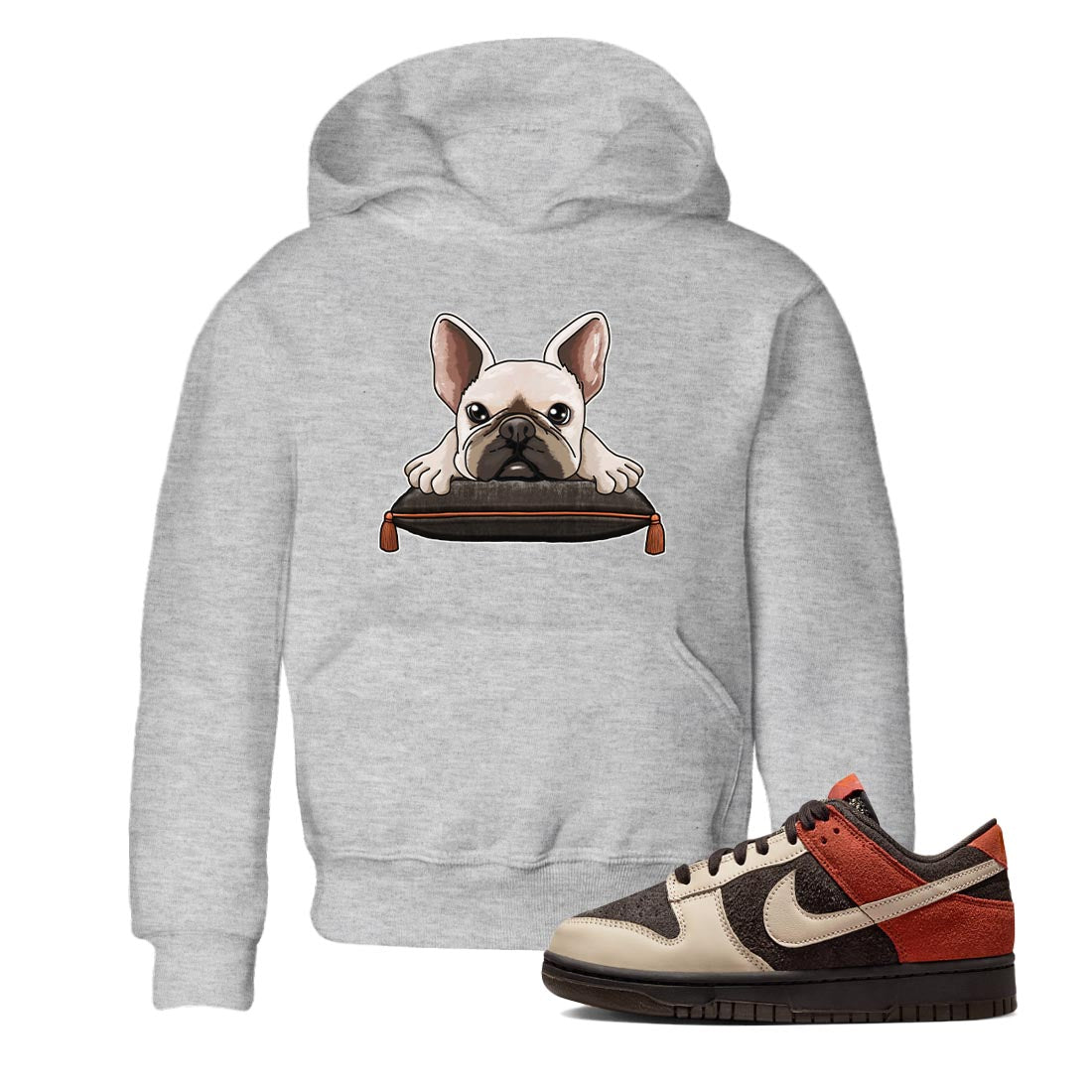 French Bulldog snkmatch Tee Kids - Dunk Red Panda