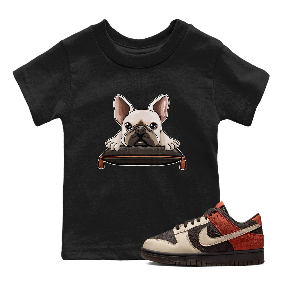 French Bulldog snkmatch Tee Kids - Dunk Red Panda