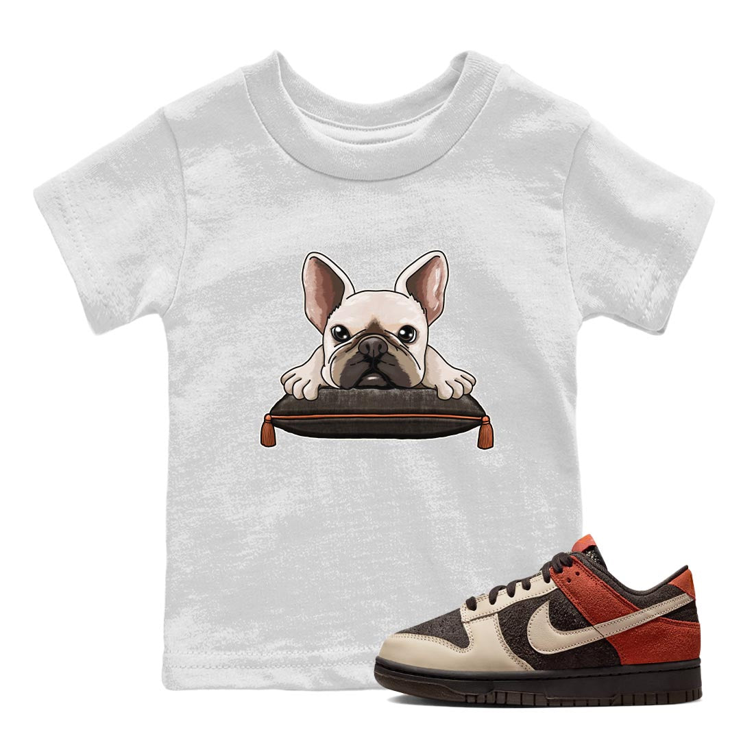 French Bulldog snkmatch Tee Kids - Dunk Red Panda