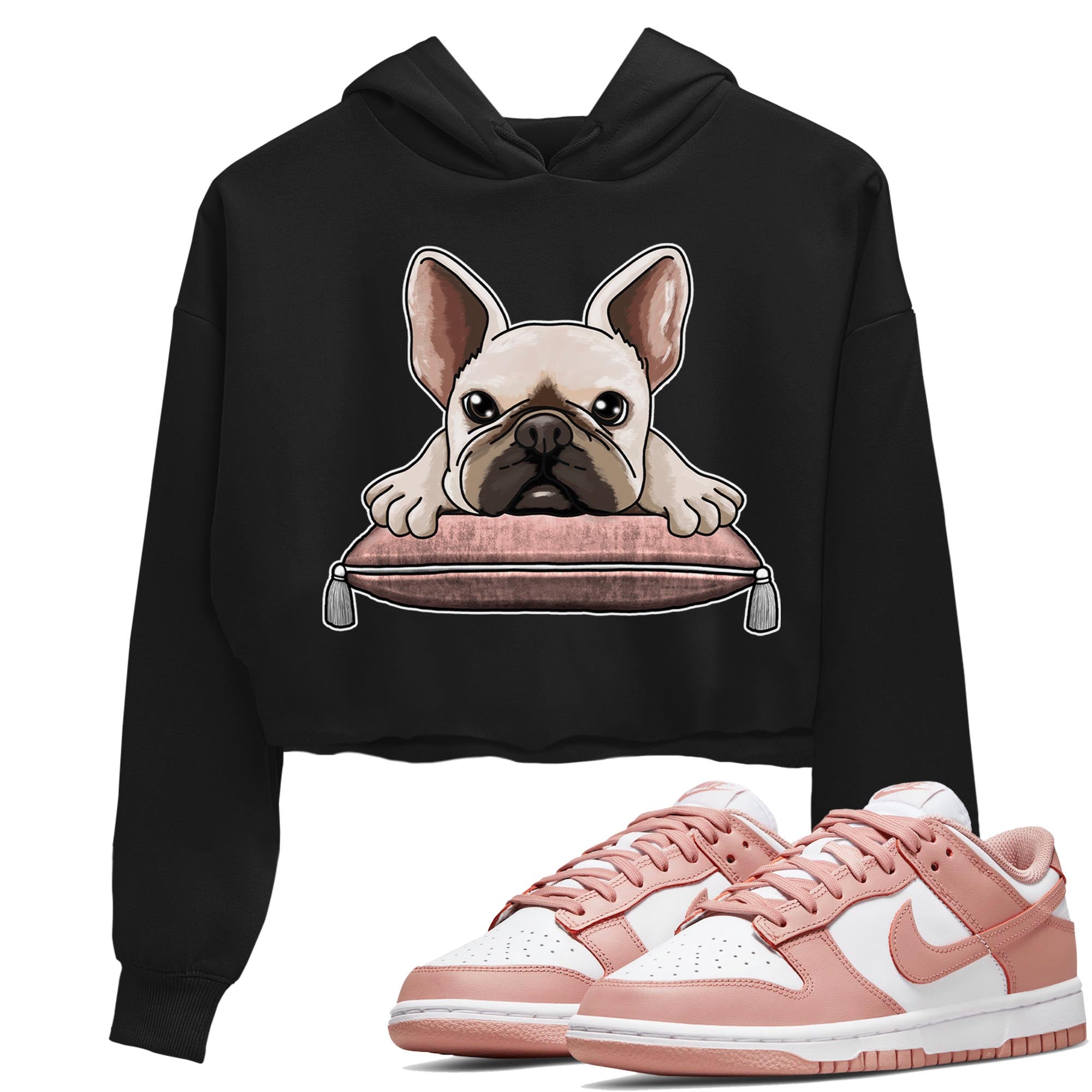 French Bulldog snkmatch Women's Top - Dunk Rose Whisper