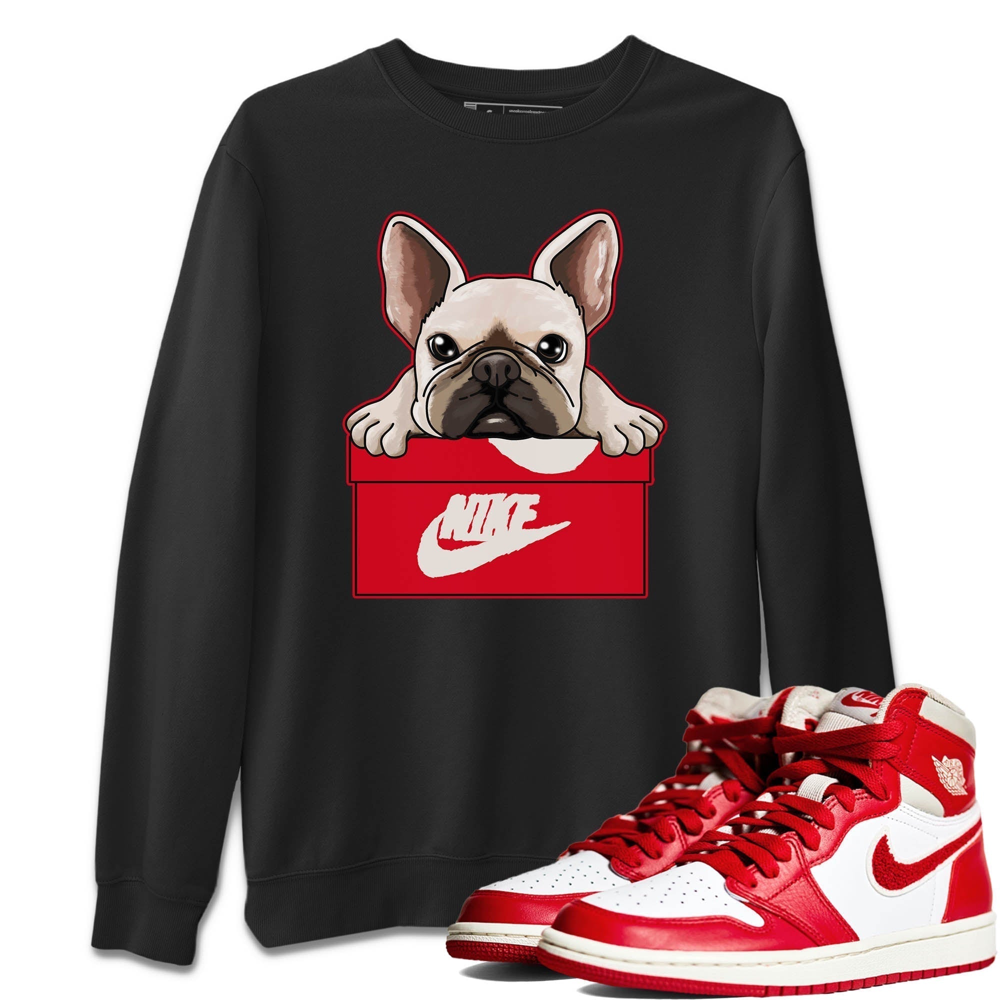 French Bulldog Unisex Tops - Air Jordan 1 Newstalgia