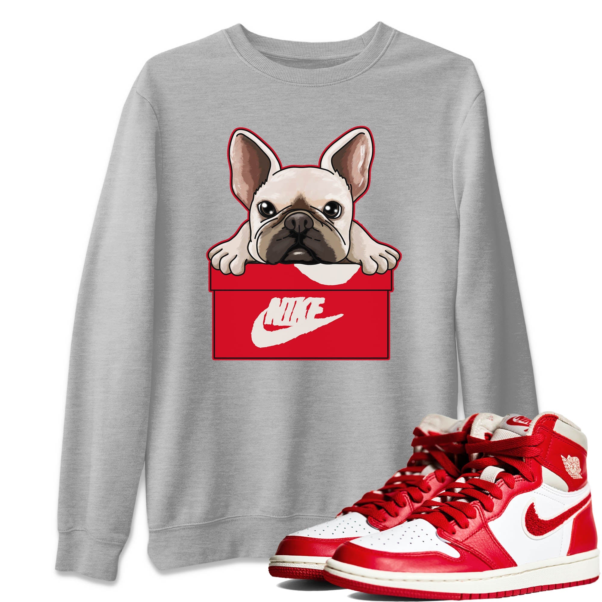 French Bulldog Unisex Tops - Air Jordan 1 Newstalgia