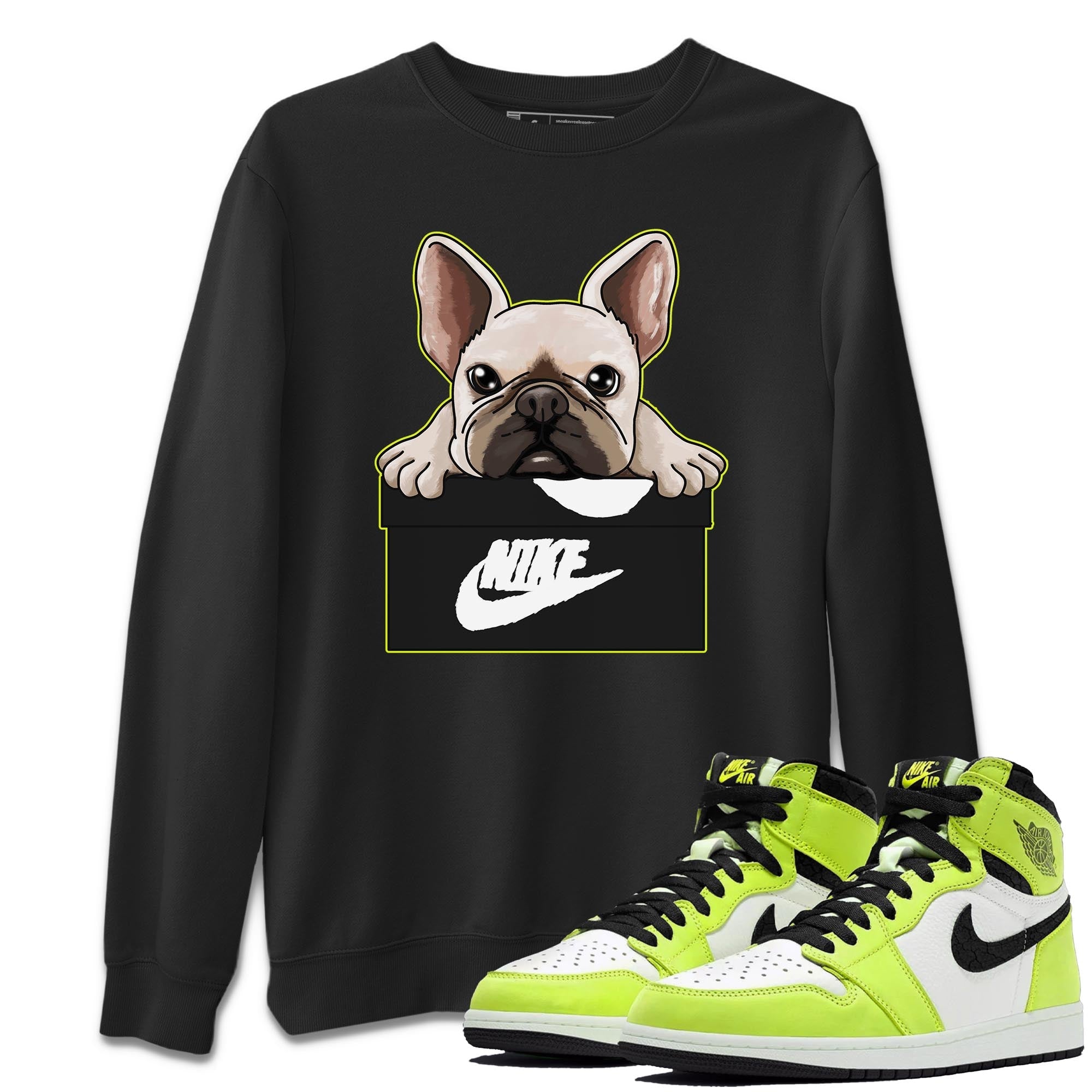 French Bulldog Unisex Tops - Air Jordan 1 Visionaire