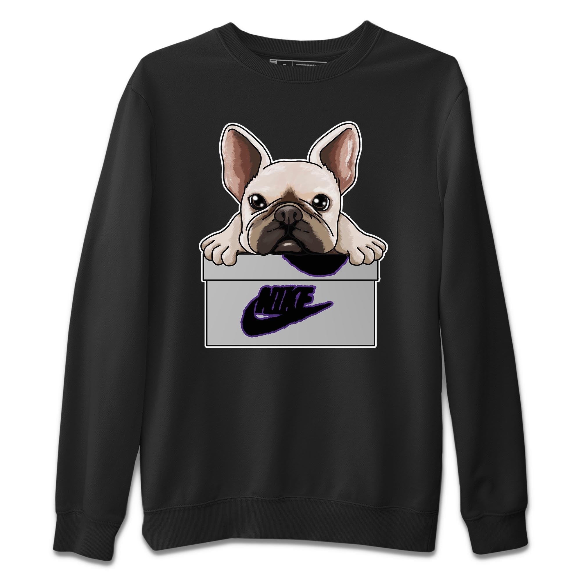 French Bulldog Unisex Tops - Air Jordan 3 Dark Iris