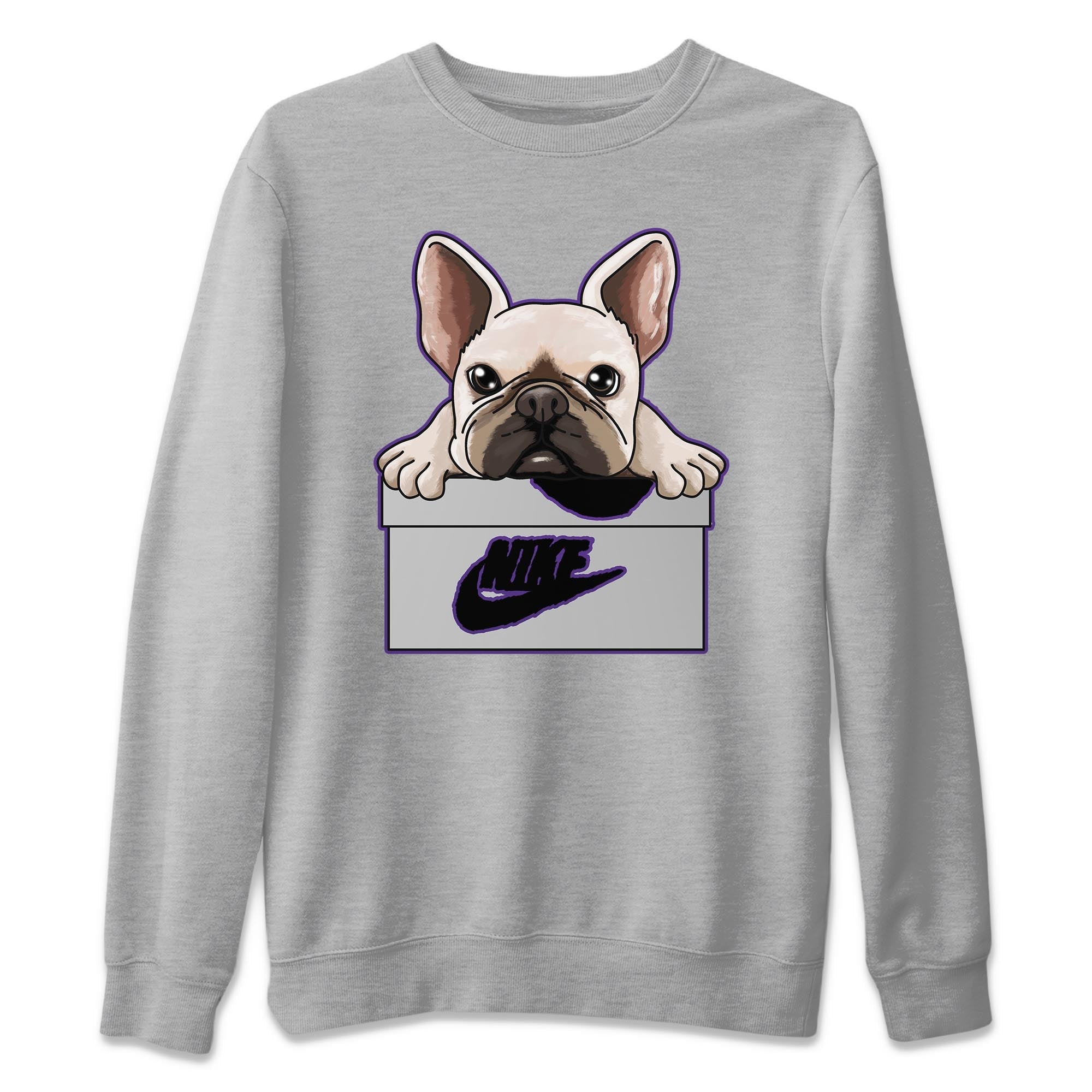 French Bulldog Unisex Tops - Air Jordan 3 Dark Iris