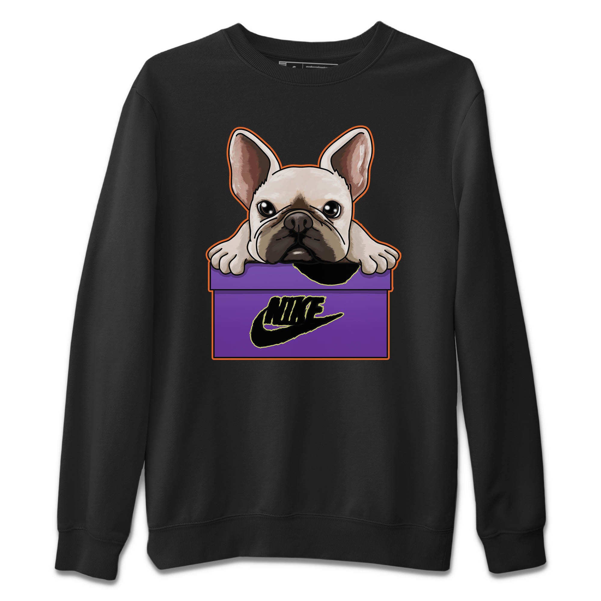 French Bulldog Unisex Tops - Air Jordan 4 Canyon Purple