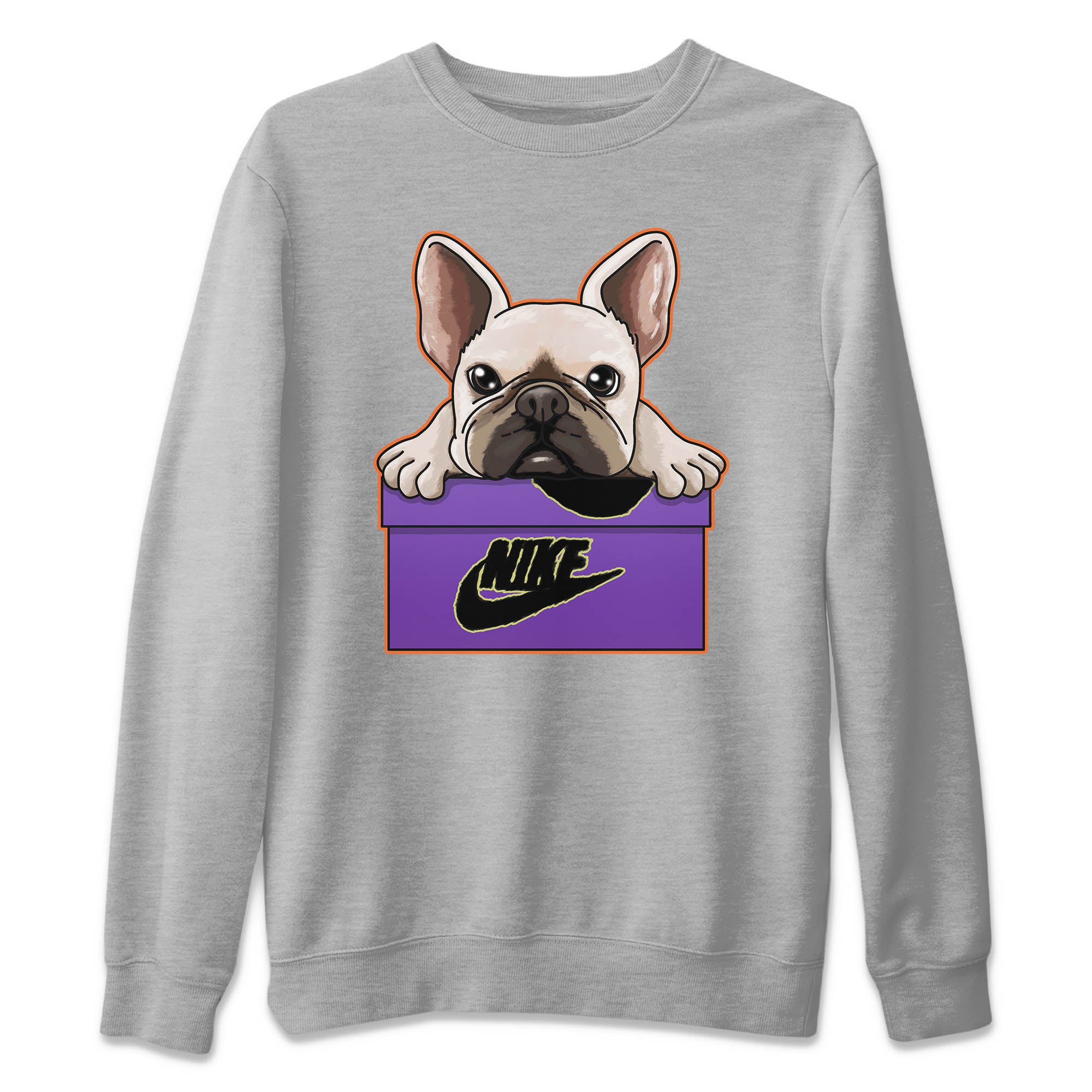 French Bulldog Unisex Tops - Air Jordan 4 Canyon Purple