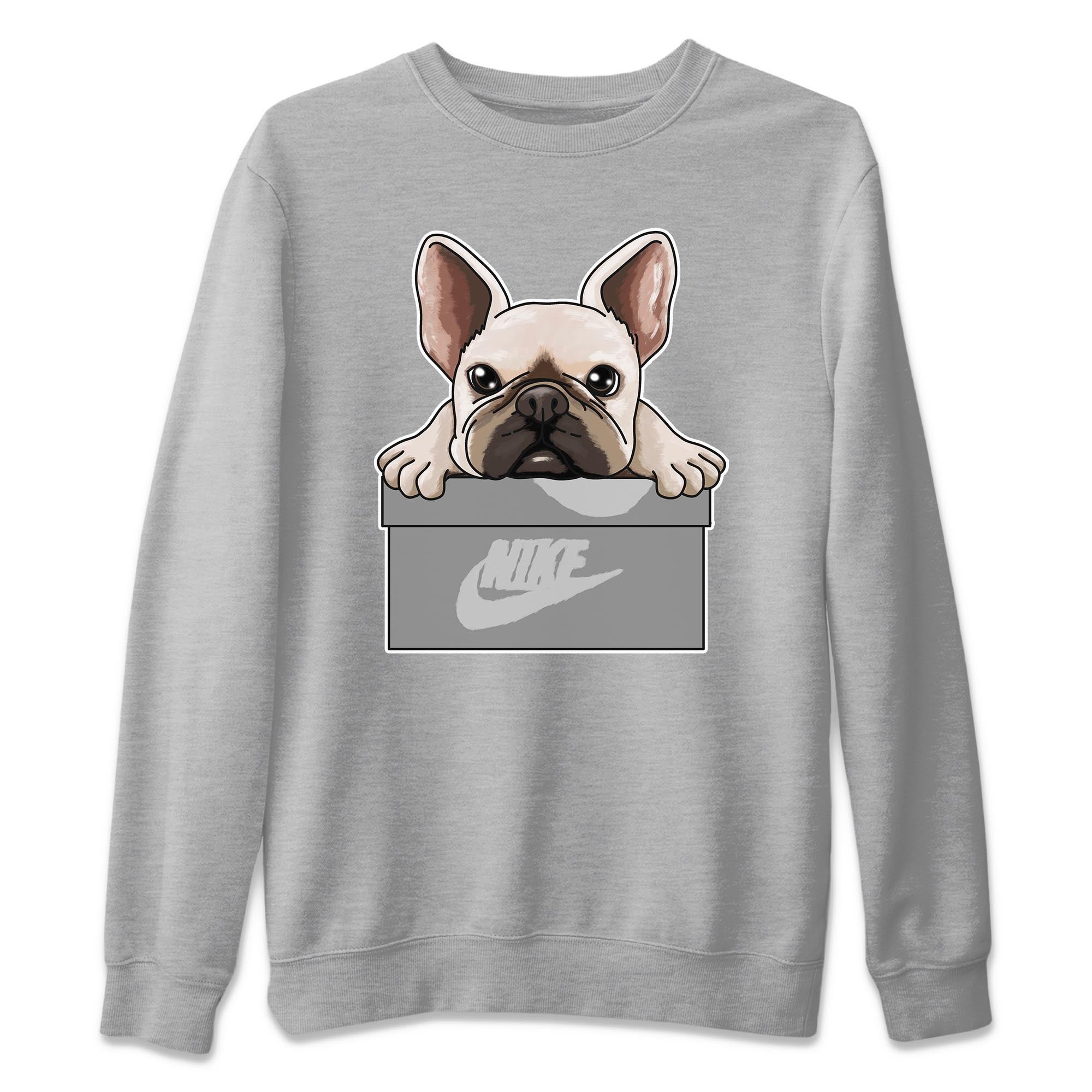 French Bulldog Unisex Tops - Air Jordan 4 Military Black
