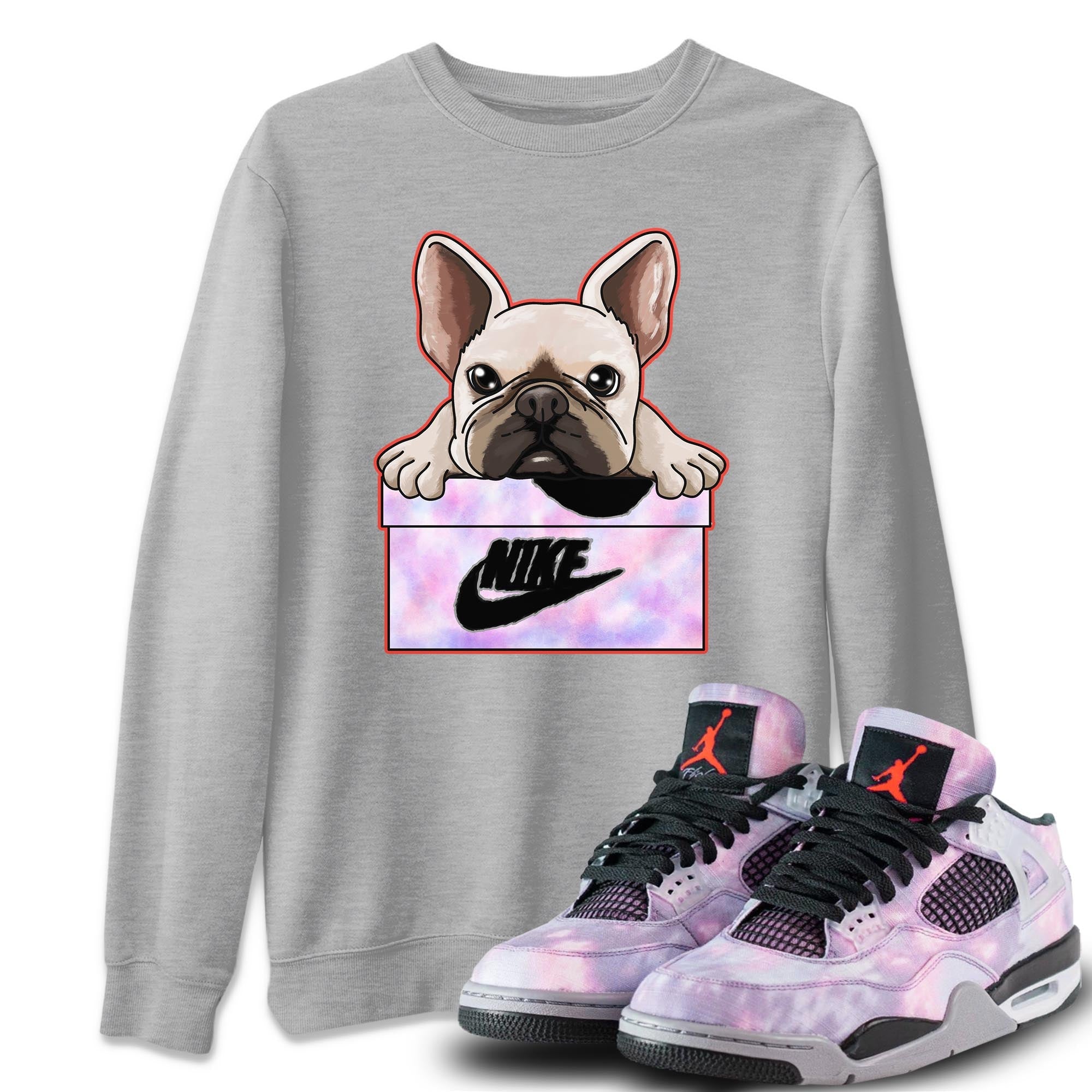French Bulldog Unisex Tops - Air Jordan 4 Zen Master