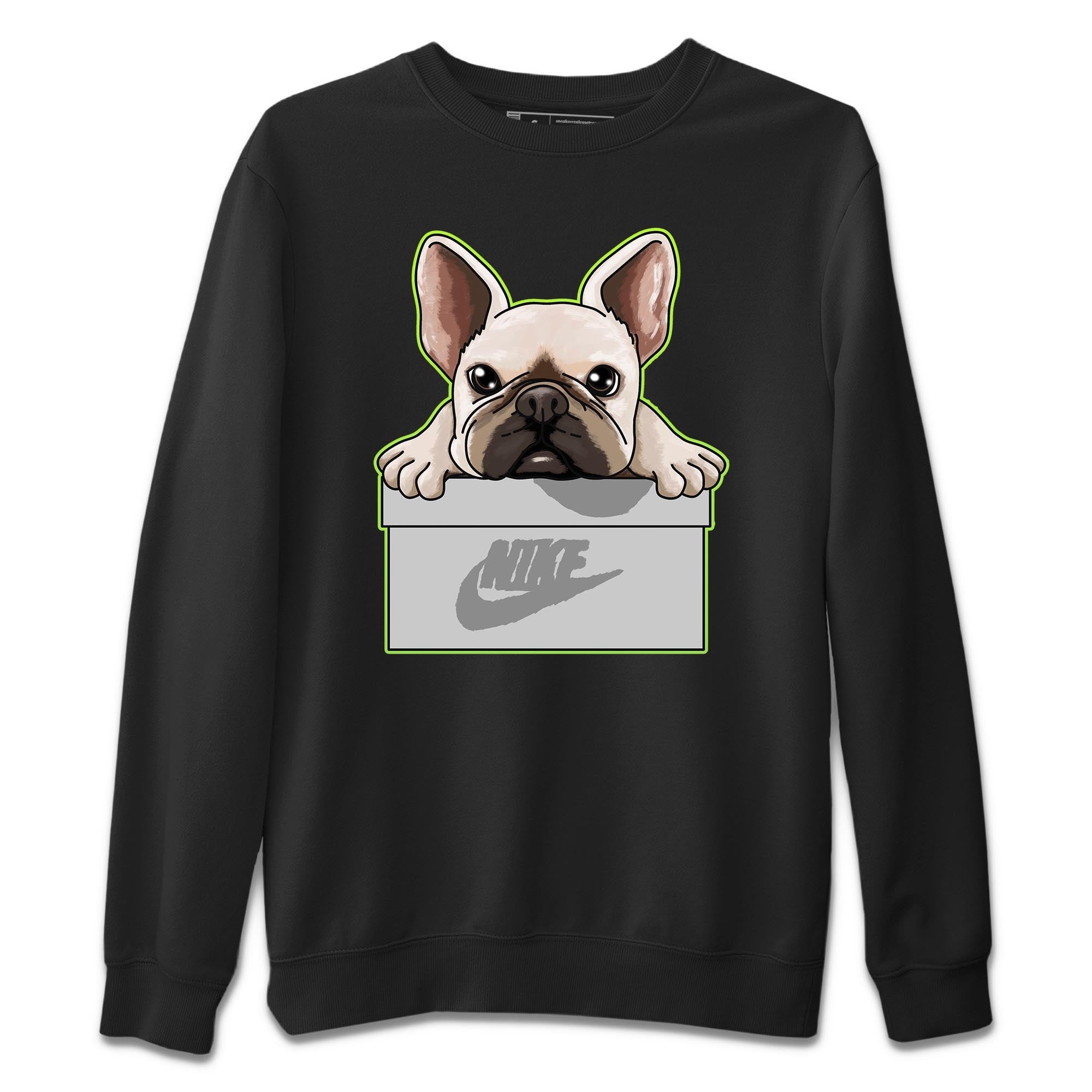 French Bulldog Unisex Tops - Air Jordan 5 Green Bean