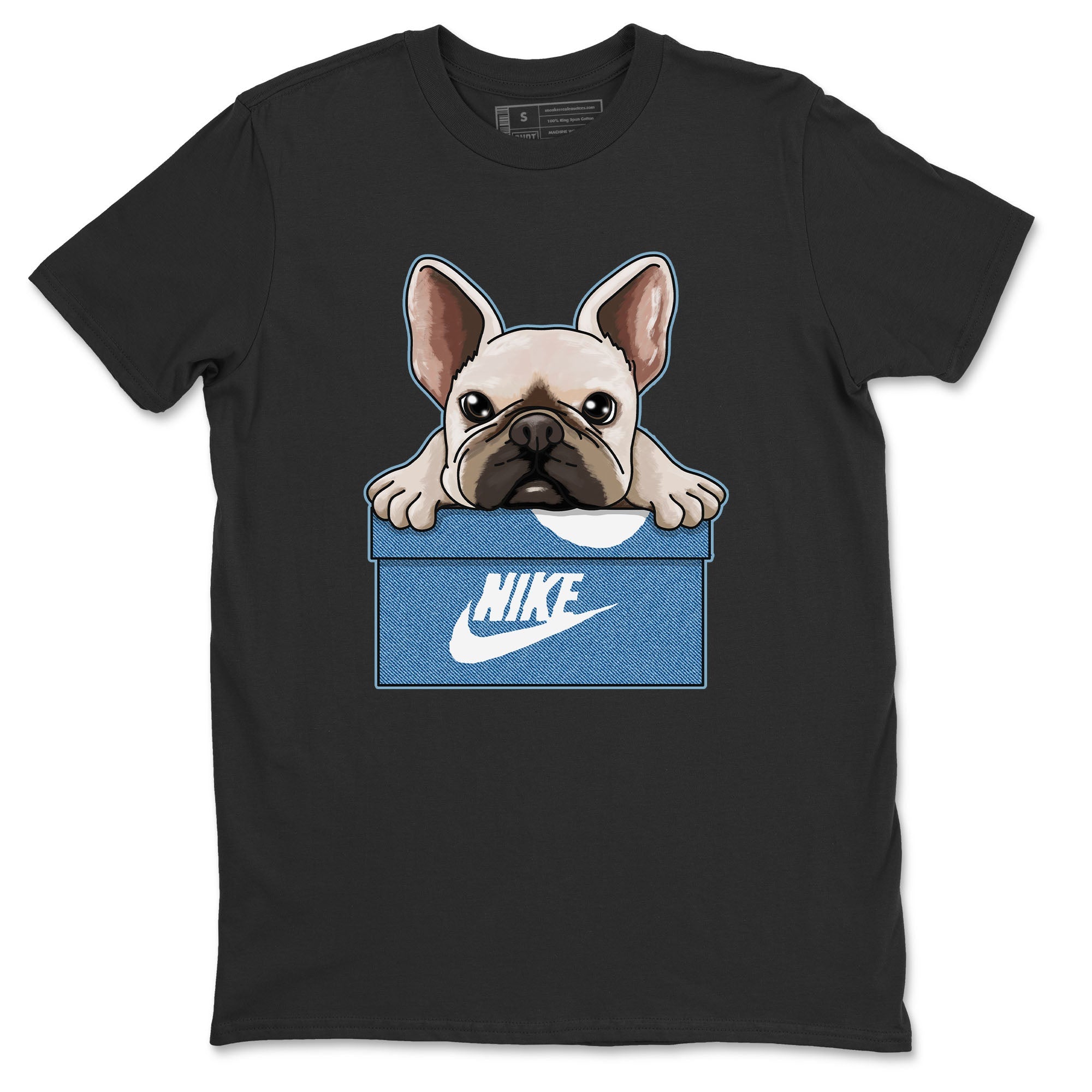 French Bulldog Unisex Tops - Air Jordan 1 Denim