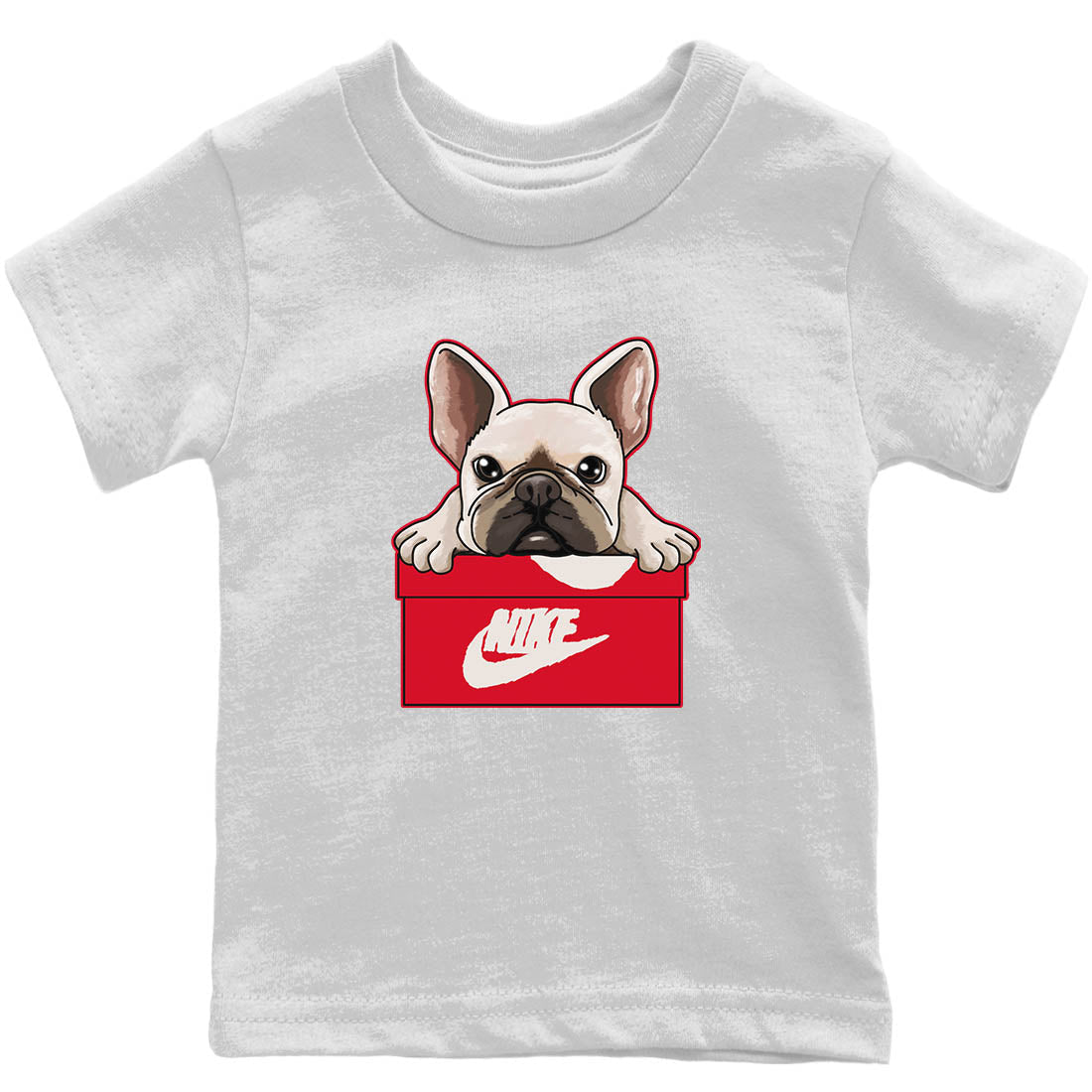 French Bulldog Kids Tops - Air Jordan 1 Newstalgia