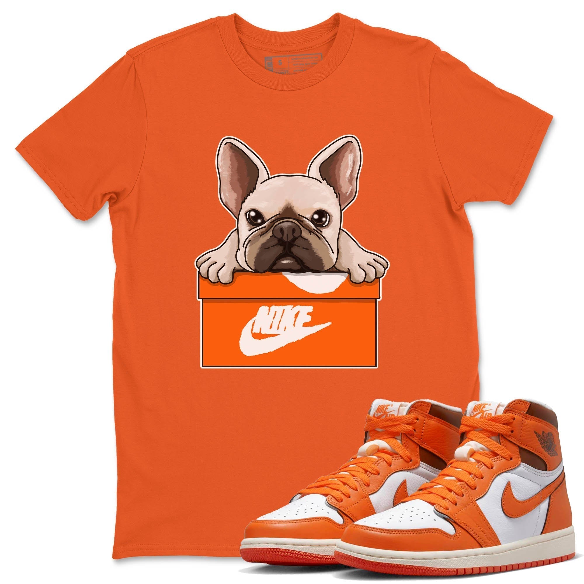 French Bulldog Unisex Tops - Air Jordan 1 Starfish