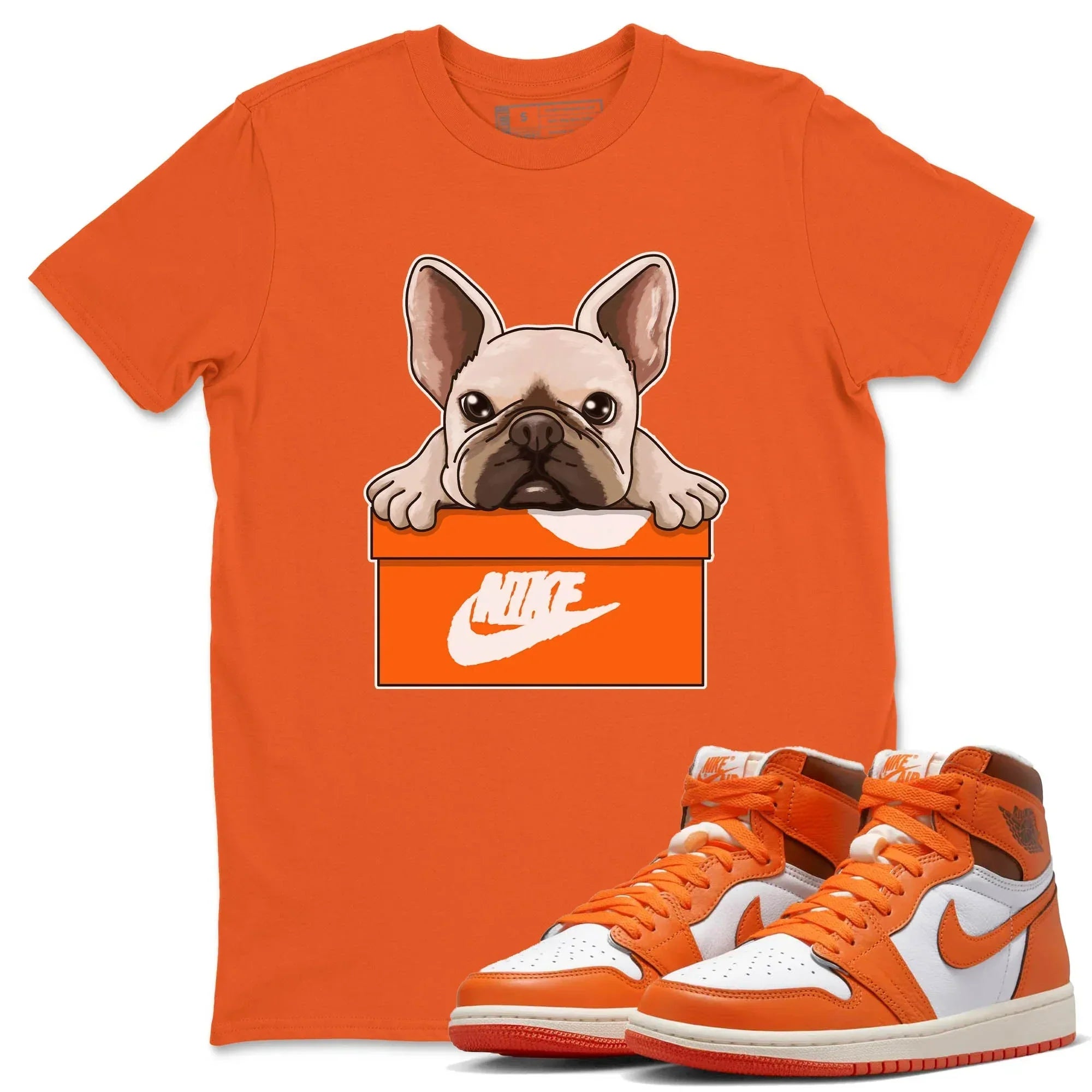 French Bulldog Unisex Tops - Air Jordan 1 Starfish