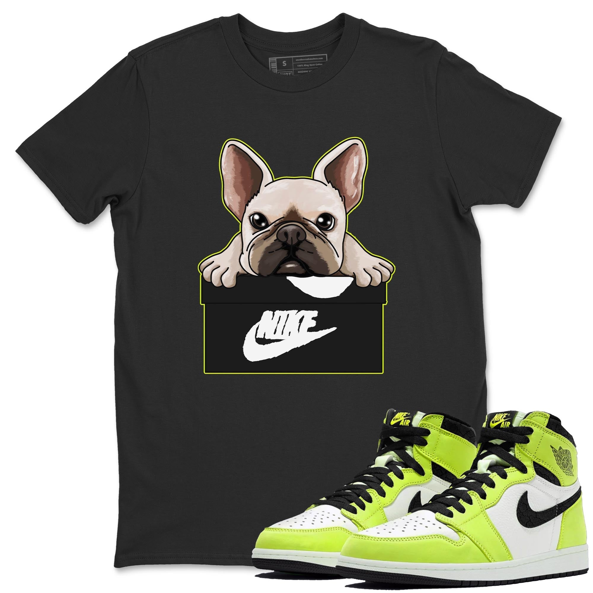 French Bulldog Unisex Tops - Air Jordan 1 Visionaire