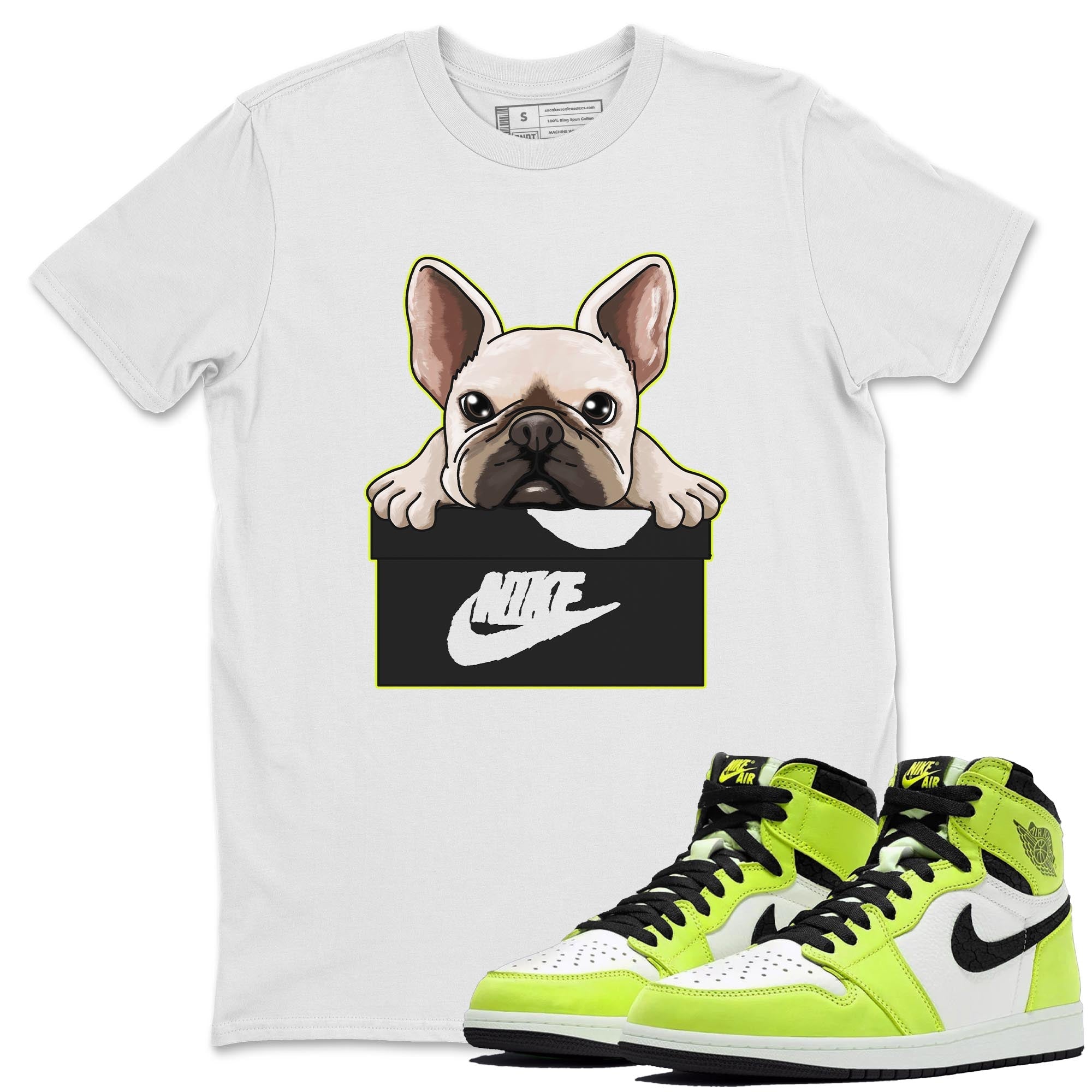 French Bulldog Unisex Tops - Air Jordan 1 Visionaire