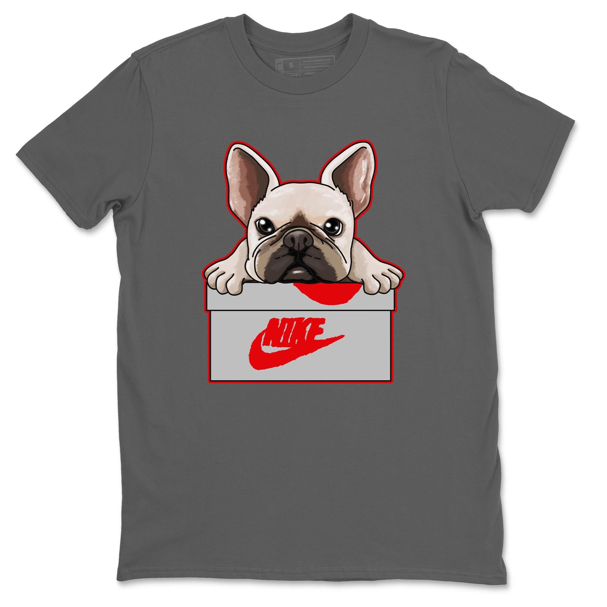 French Bulldog Unisex Tops - Air Jordan 3 Fire Red