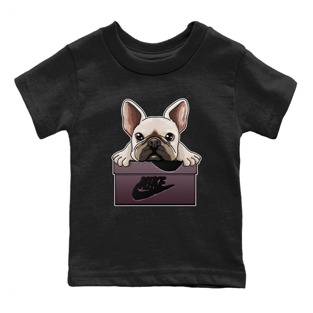 French Bulldog Kids Tops - Air Jordan 4 A Ma Maniere