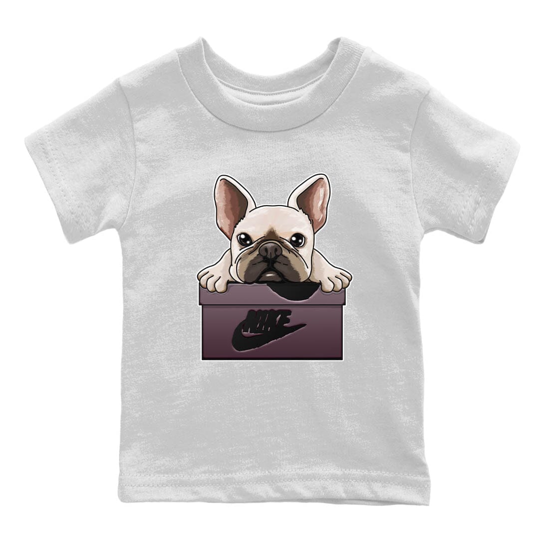 French Bulldog Kids Tops - Air Jordan 4 A Ma Maniere