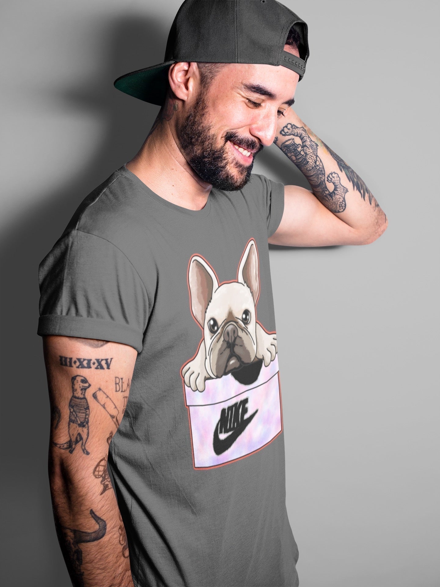 French Bulldog Unisex Tops - Air Jordan 4 Zen Master