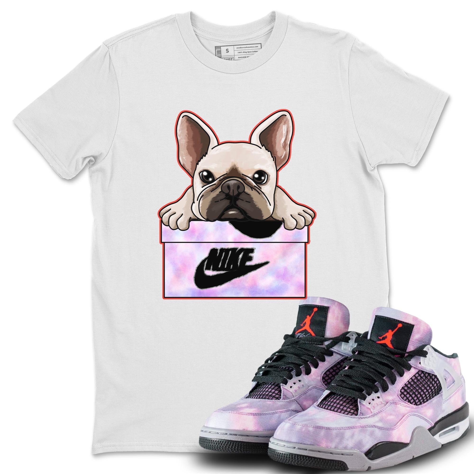 French Bulldog Unisex Tops - Air Jordan 4 Zen Master