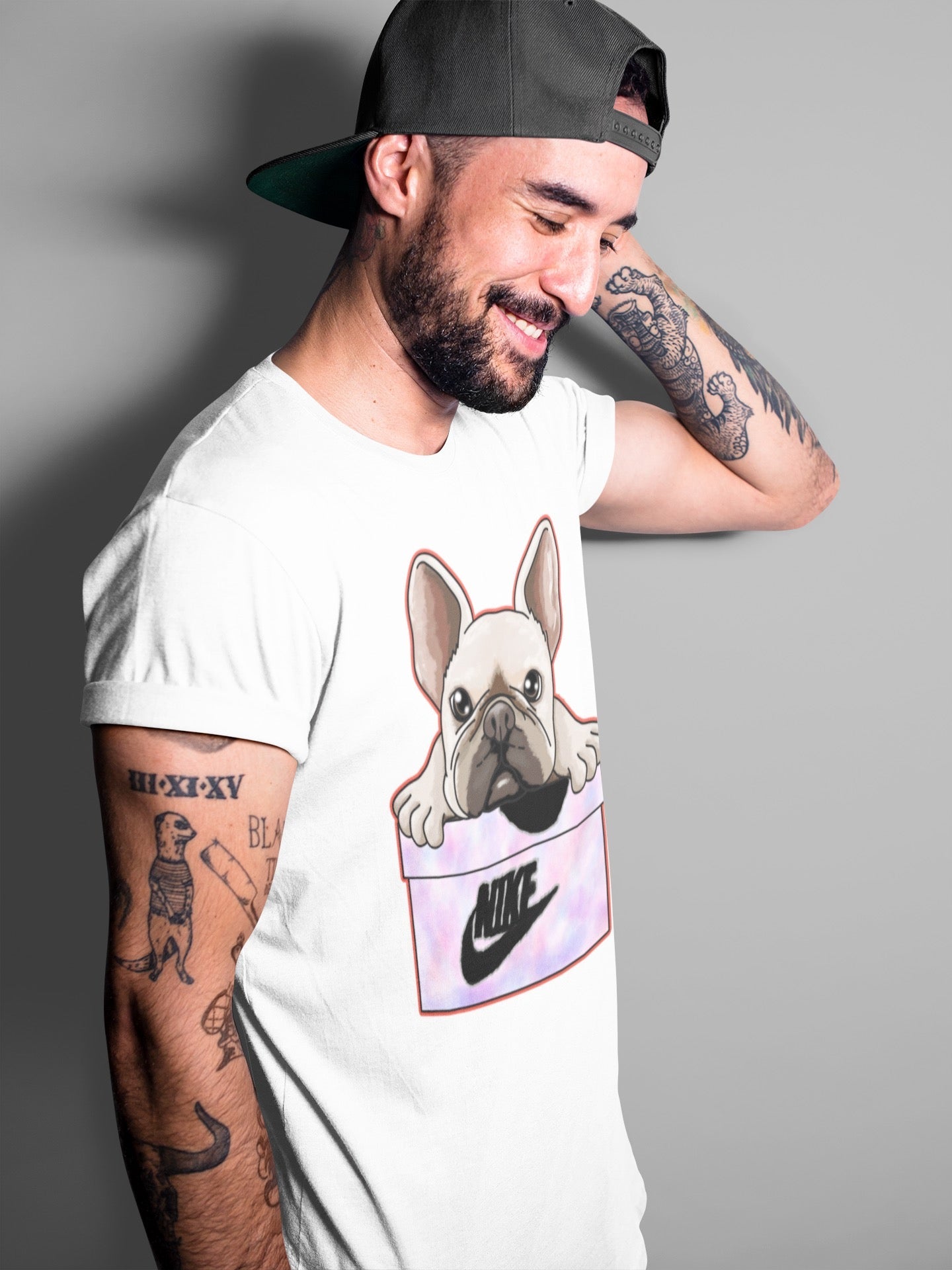 French Bulldog Unisex Tops - Air Jordan 4 Zen Master
